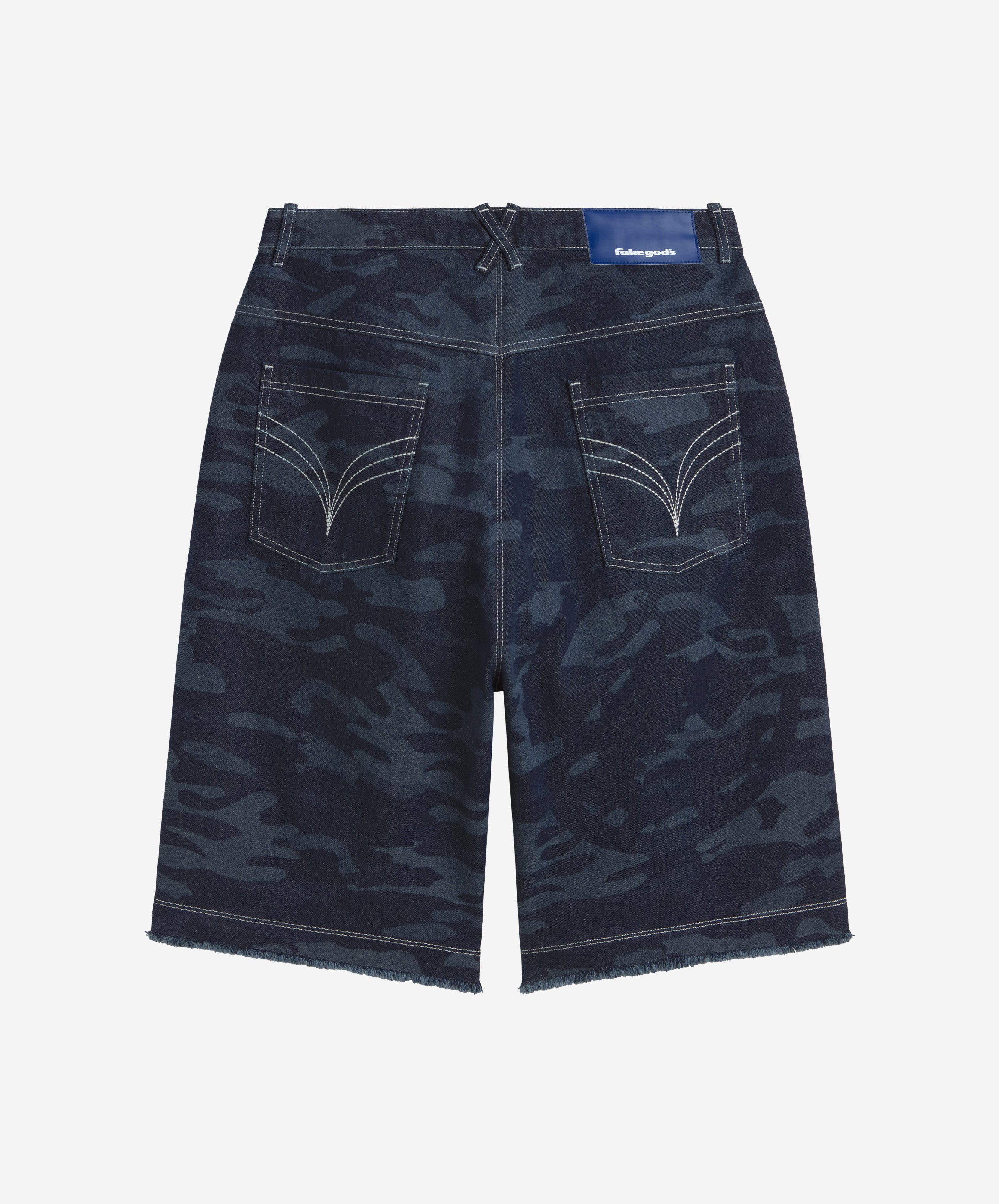 CAMOUFLAGE JORTS NAVY