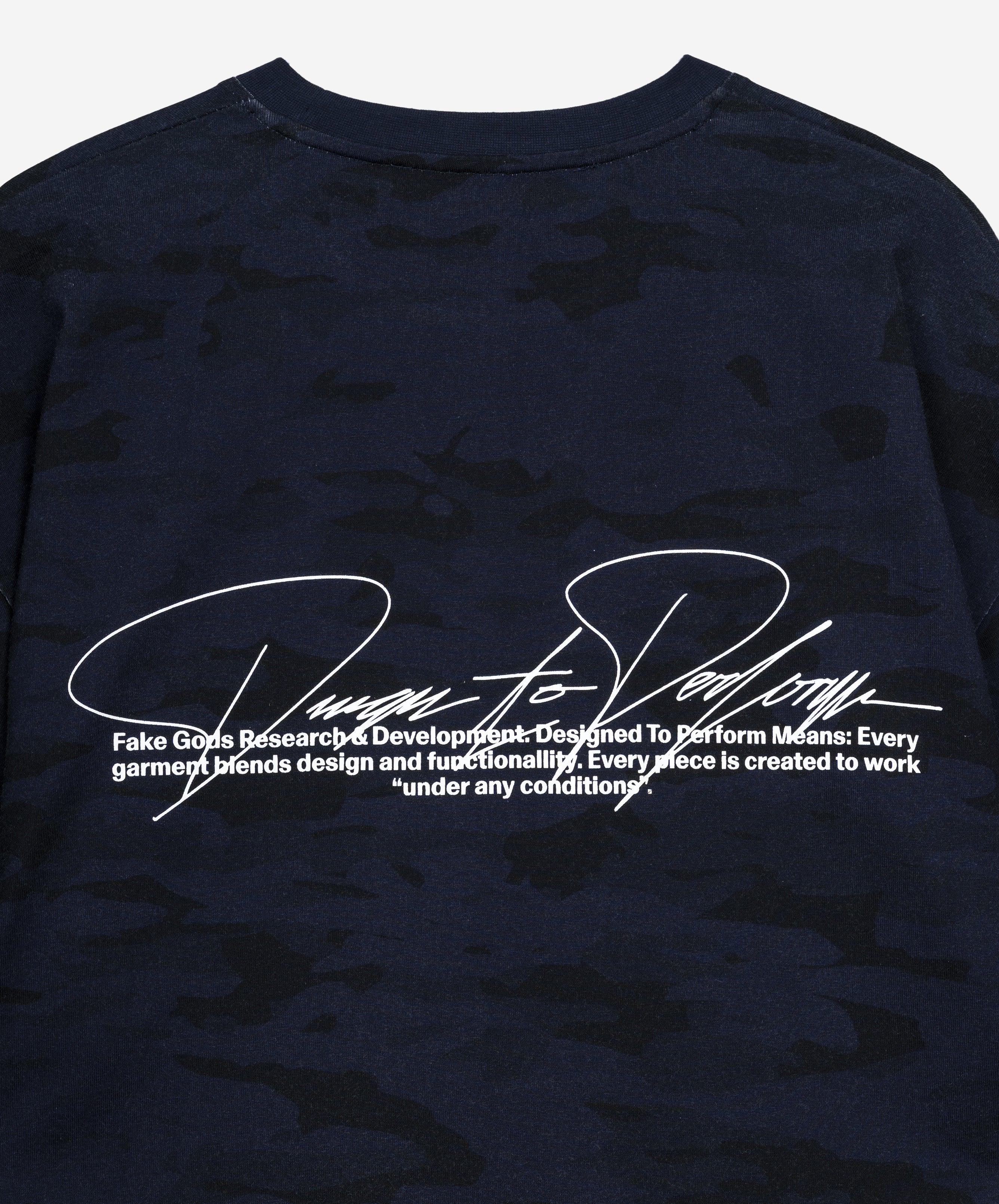 CAMOUFLAGE TEE NAVY