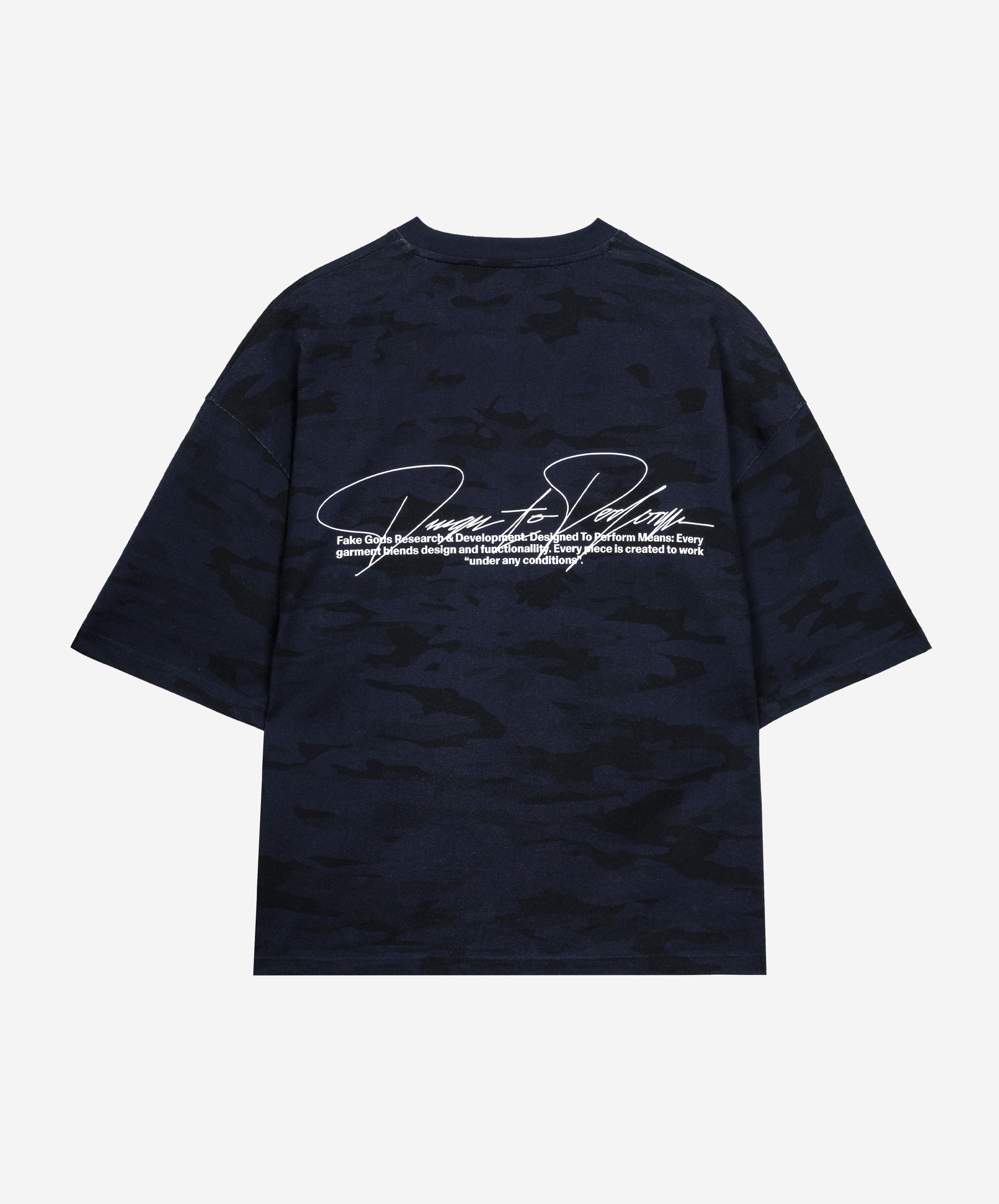 CAMOUFLAGE TEE NAVY