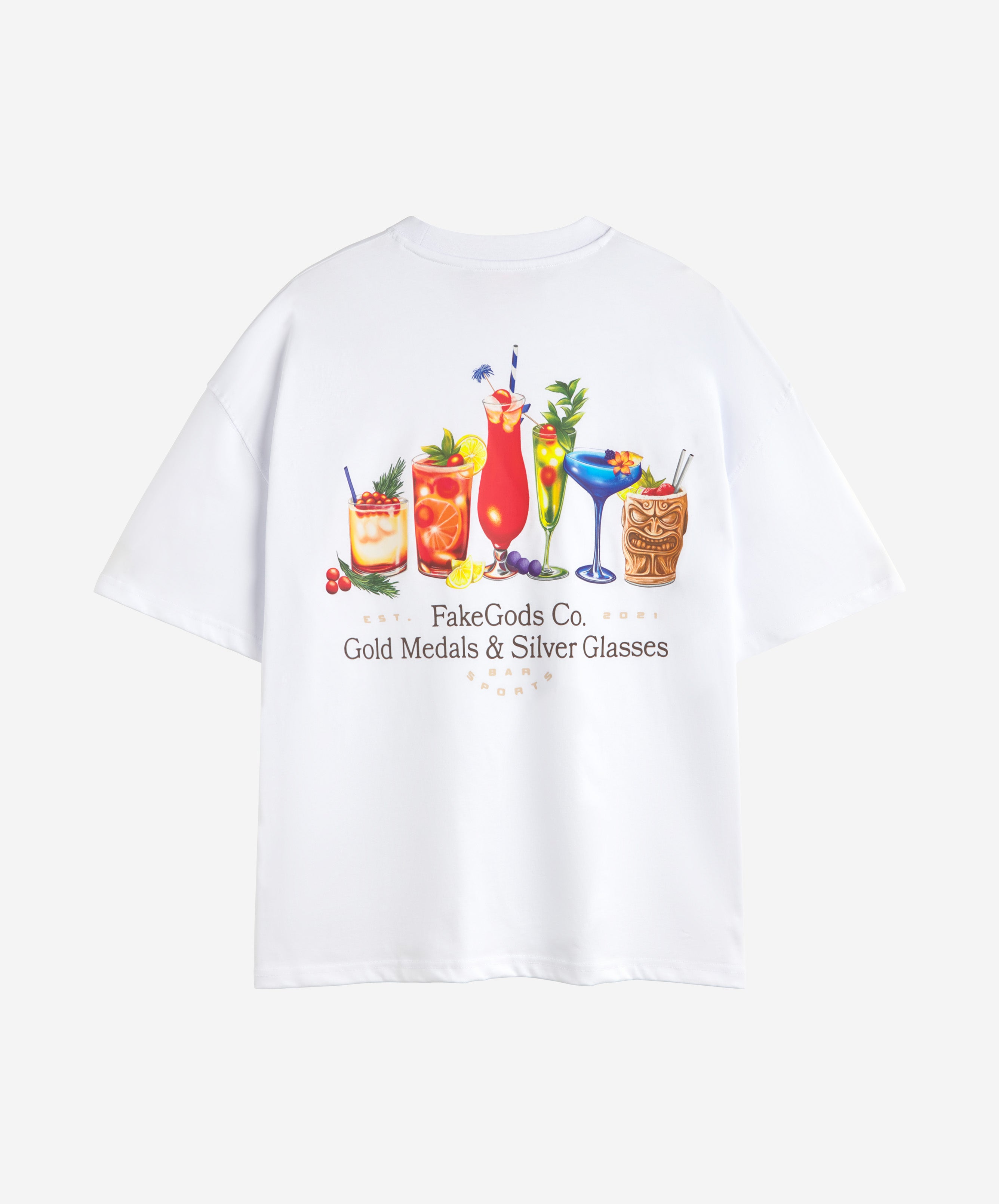 COCKTAIL TEE WHITE