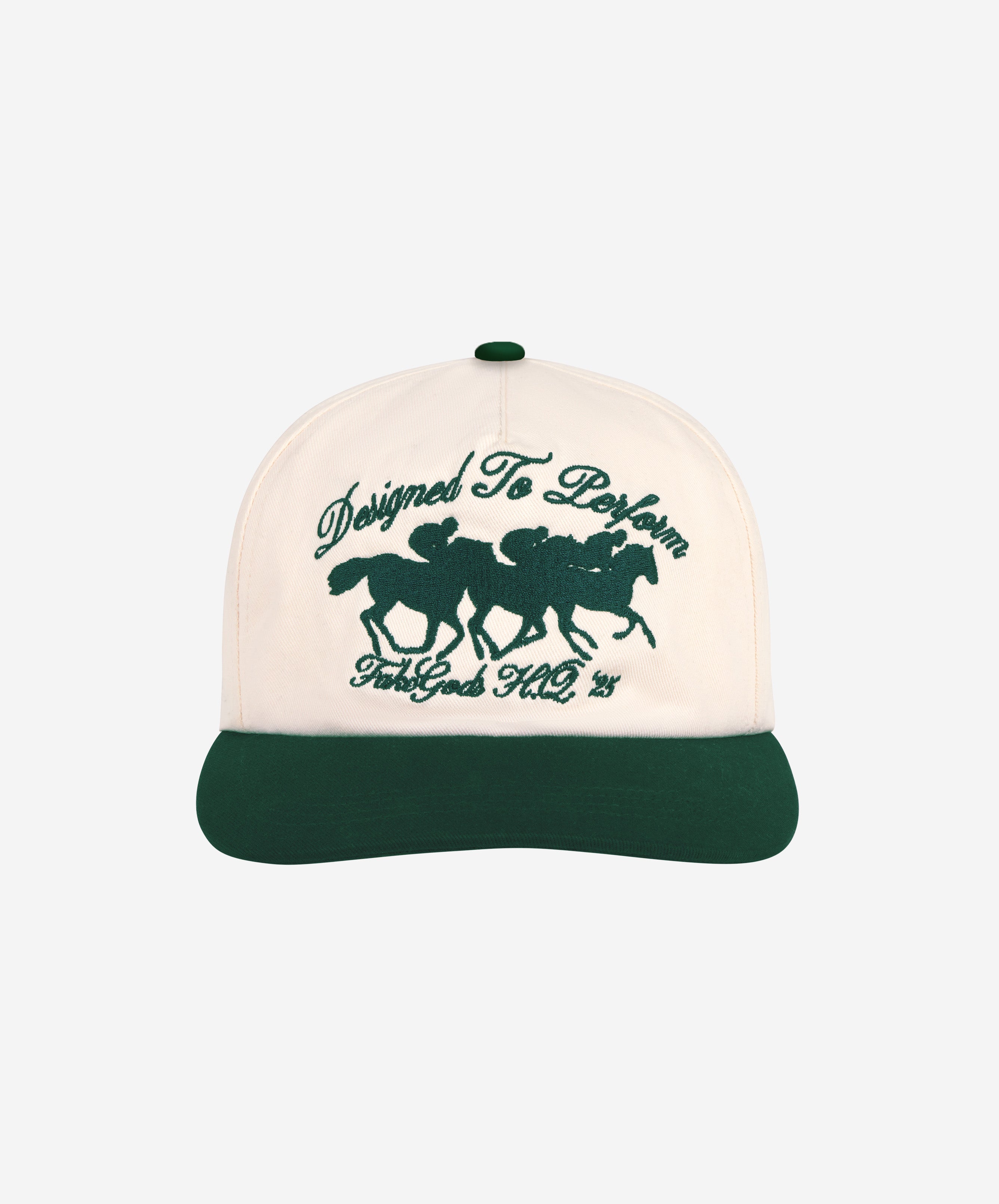 DESIGNED TO PERFORM CAP CREAM-GREEN