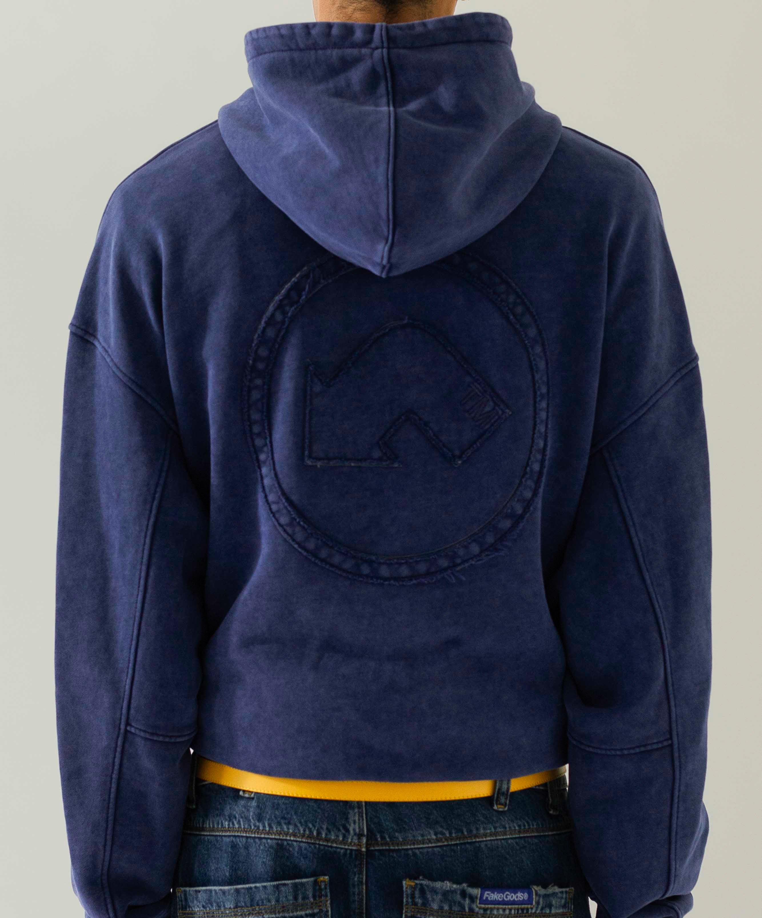 BLUE PILL ZIPPER HOODIE