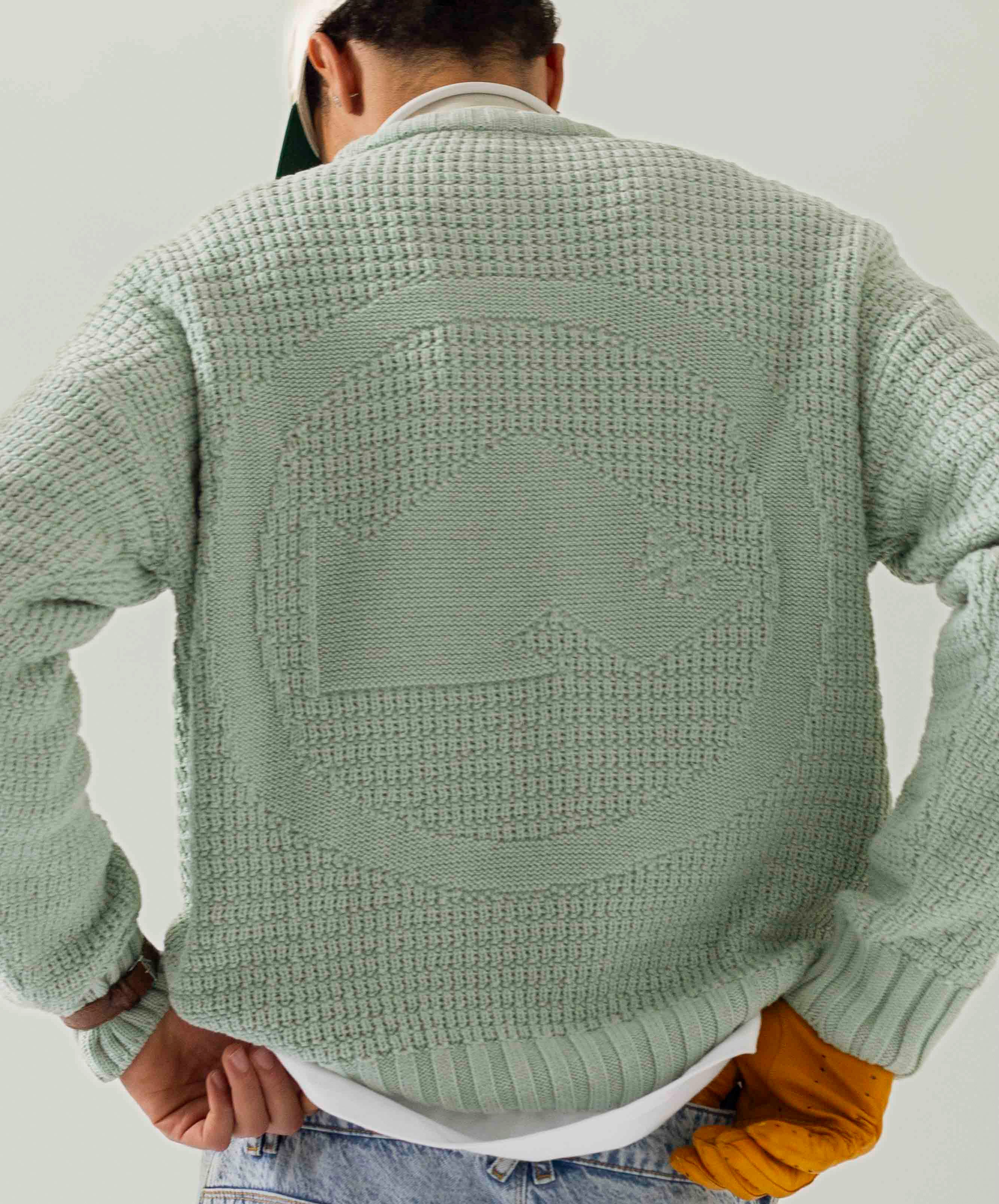 CHECKPOINT KNITTED SWEATER GREEN