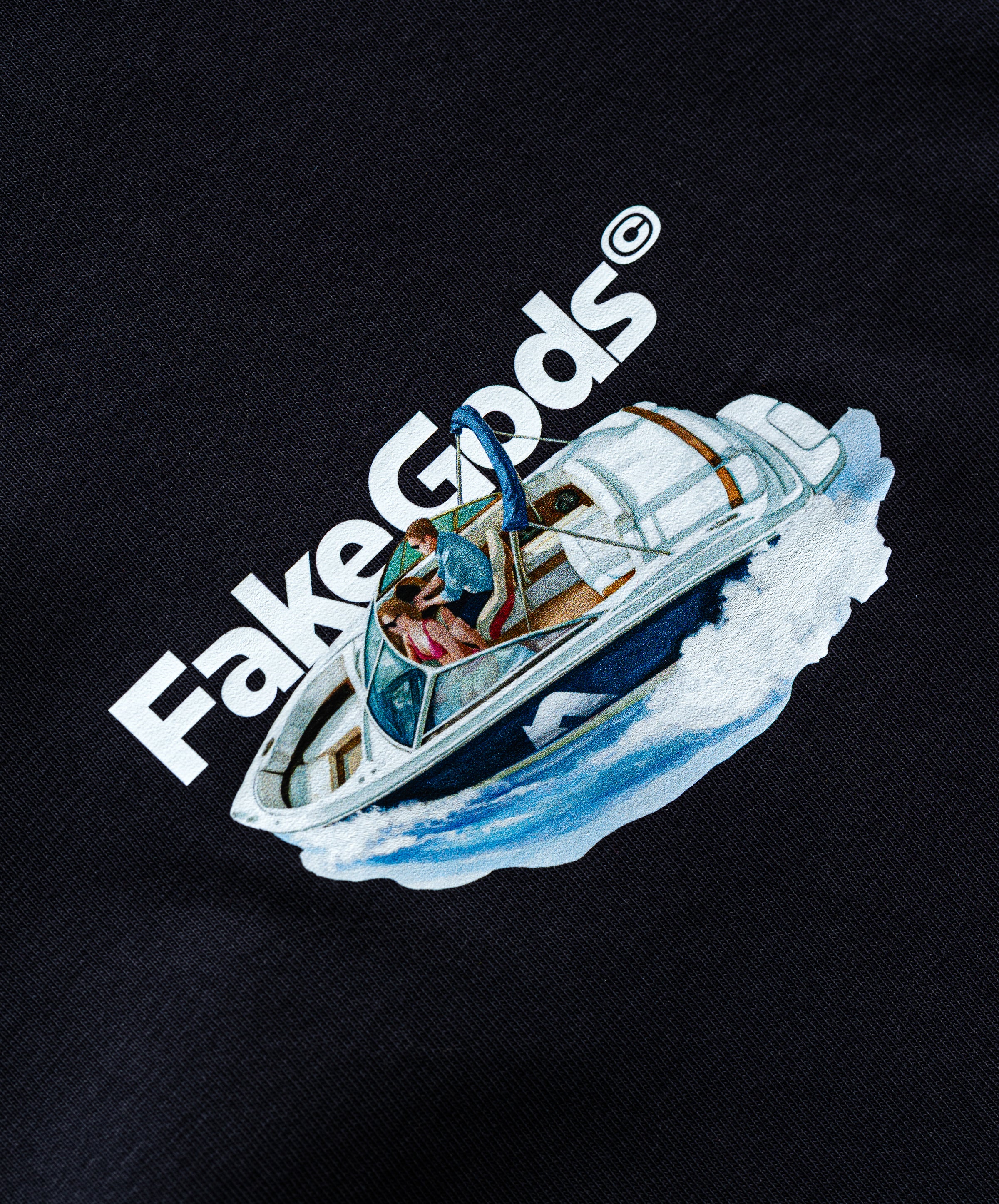 YACHT TEE DARK GREY