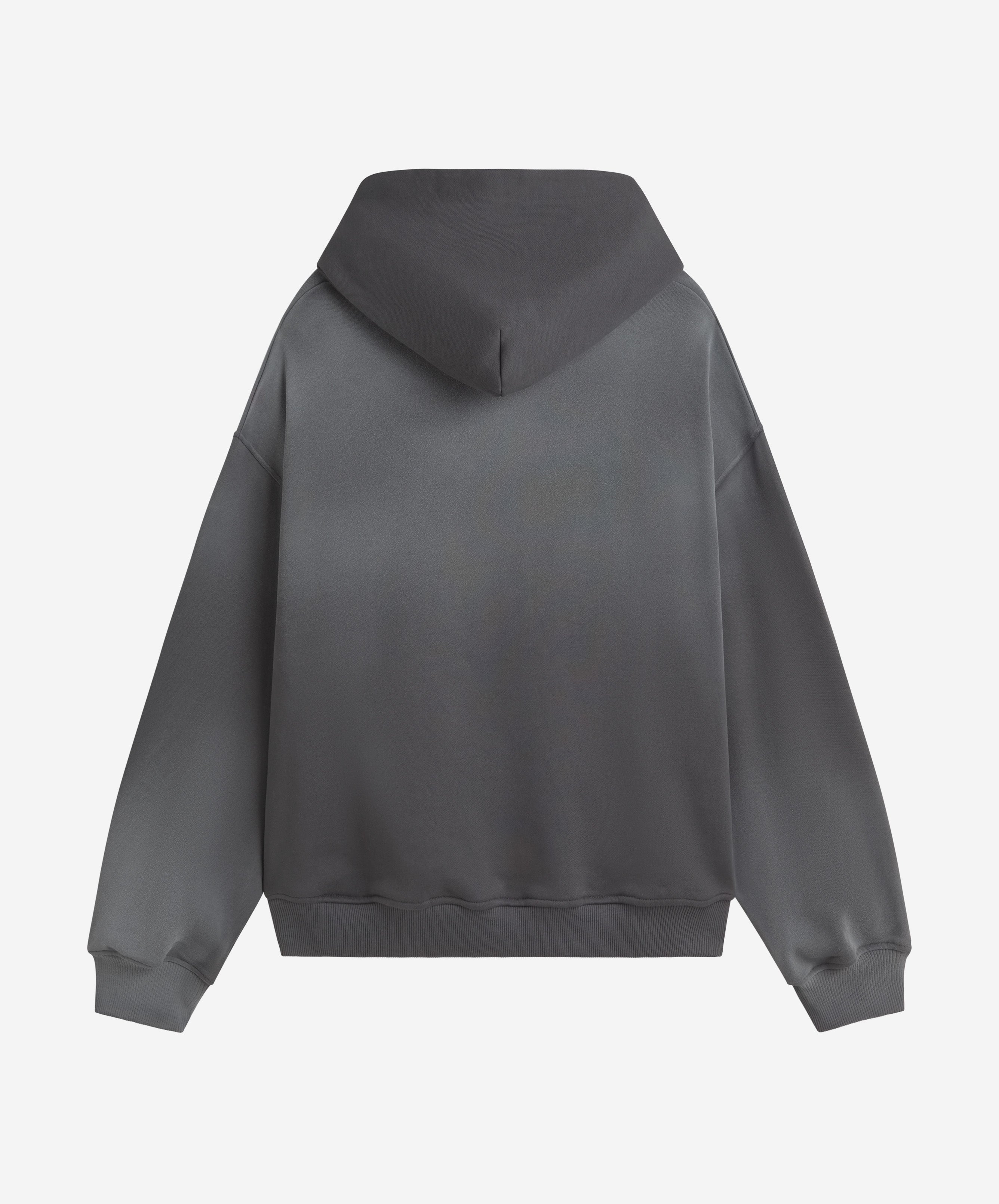 SIGNATURE WASHED HOODIE DARK GREY