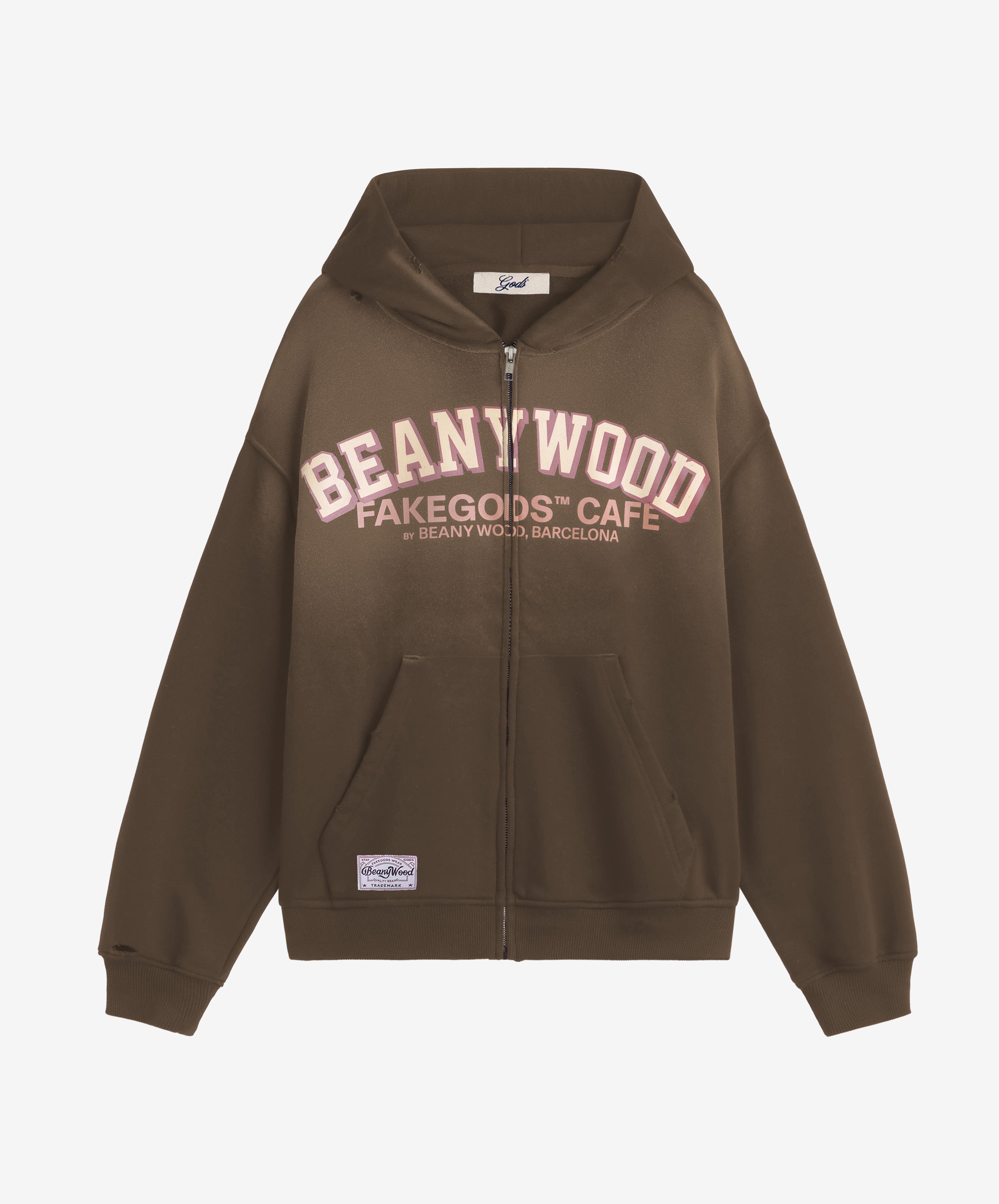 CARAMEL ZIPPER BROWN