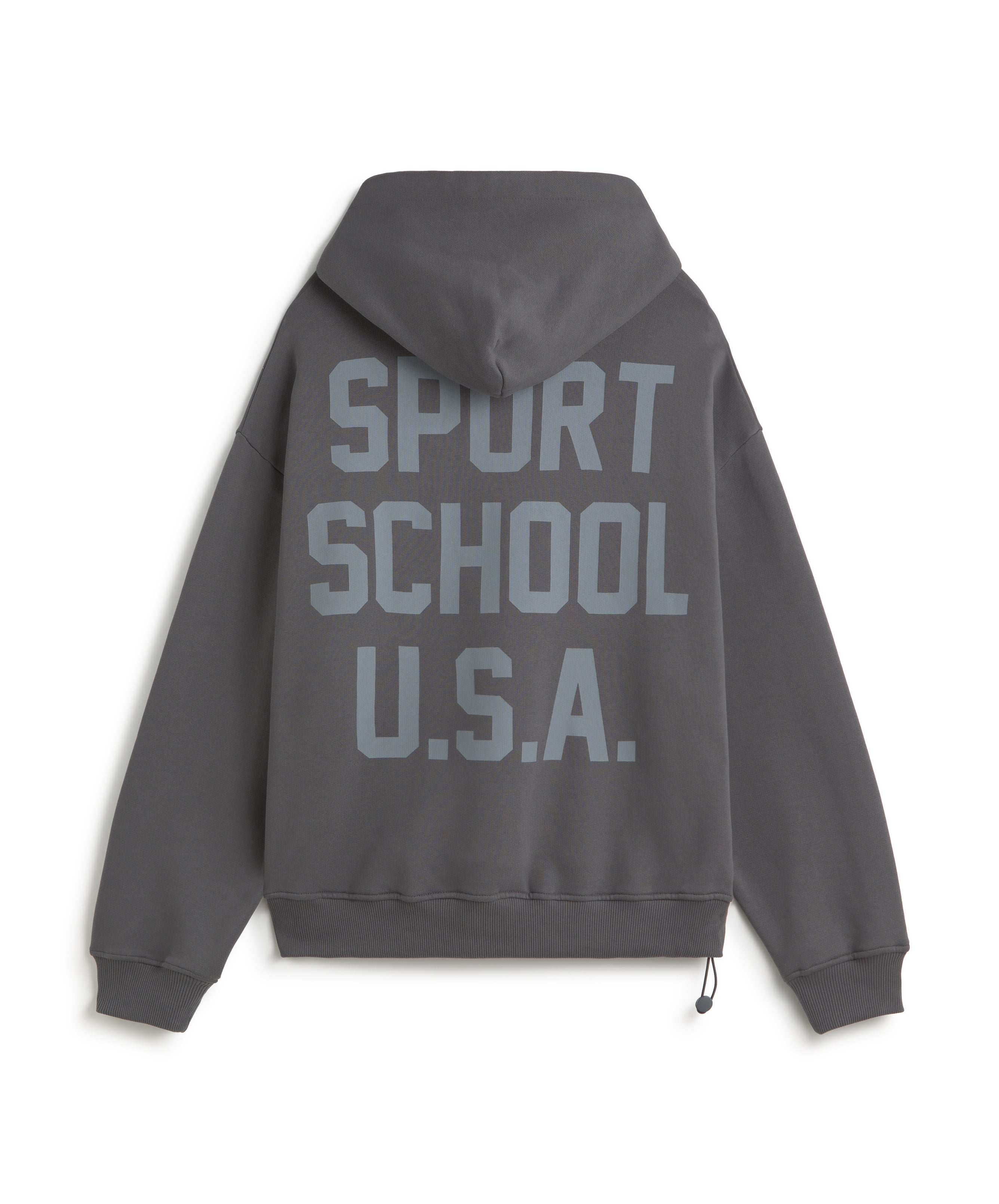 FG SCHOOL USA HOODIE DARK GREY