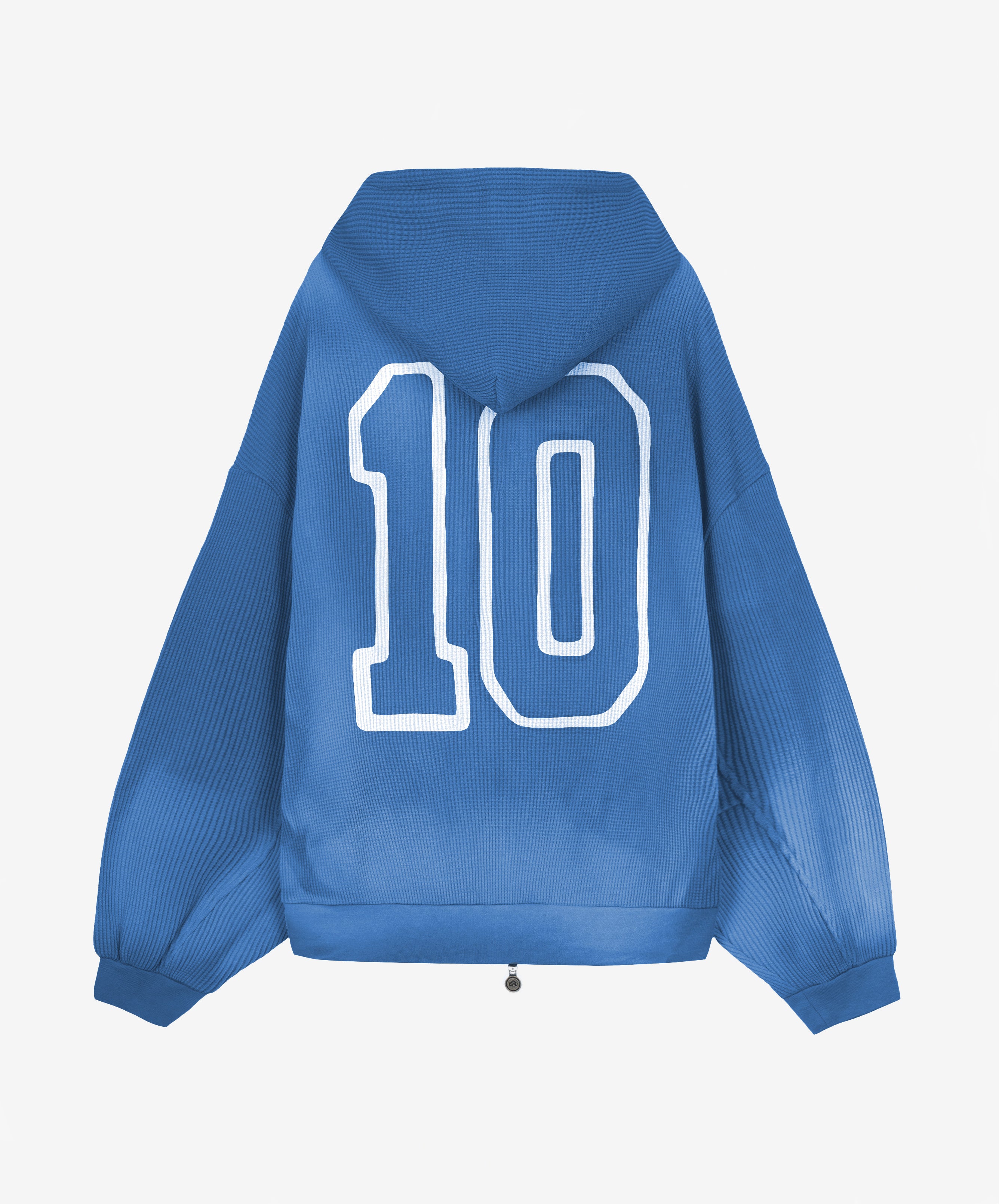 WAFFLE ZIPPER BLUE
