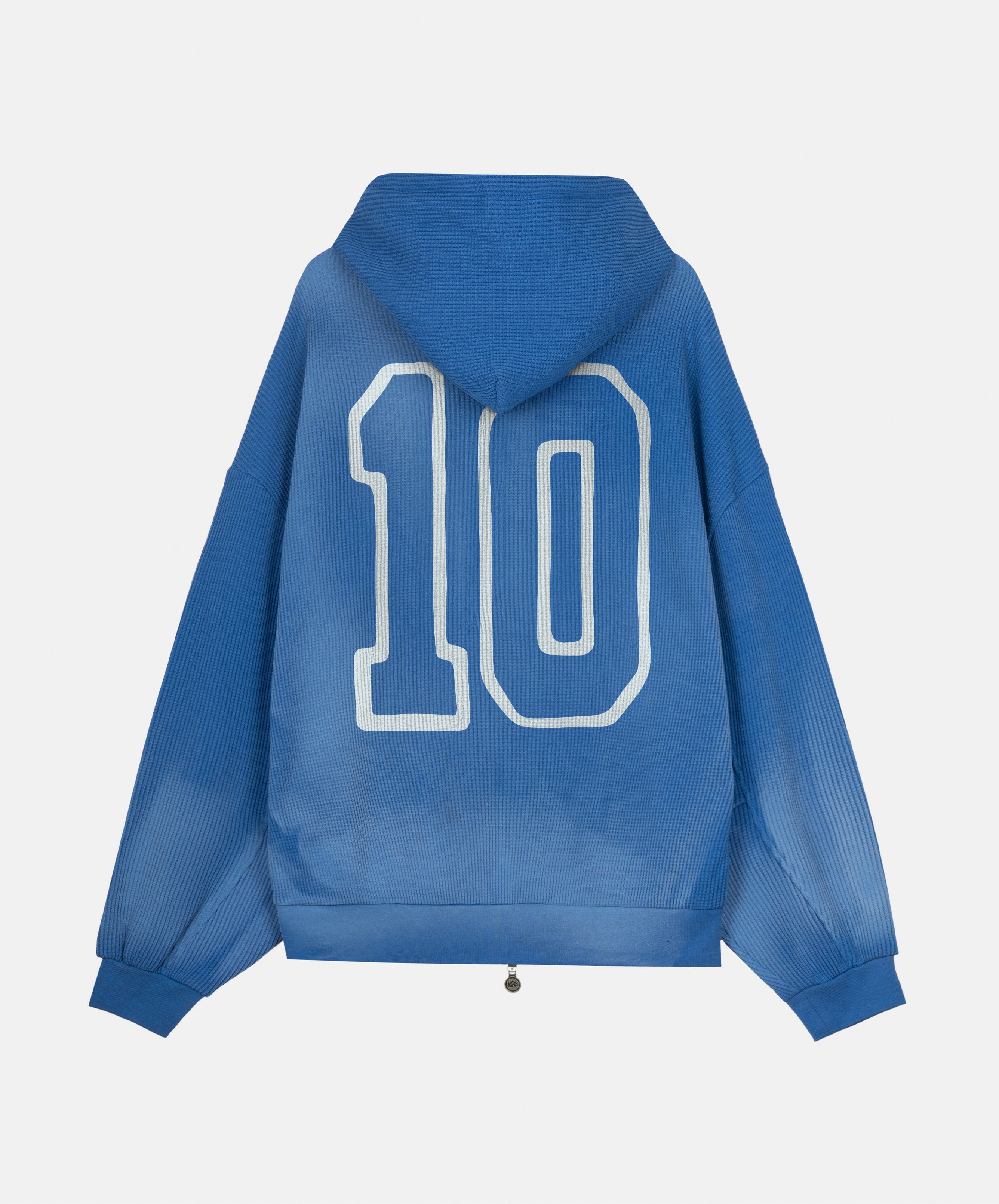 WAFFLE ZIPPER BLUE