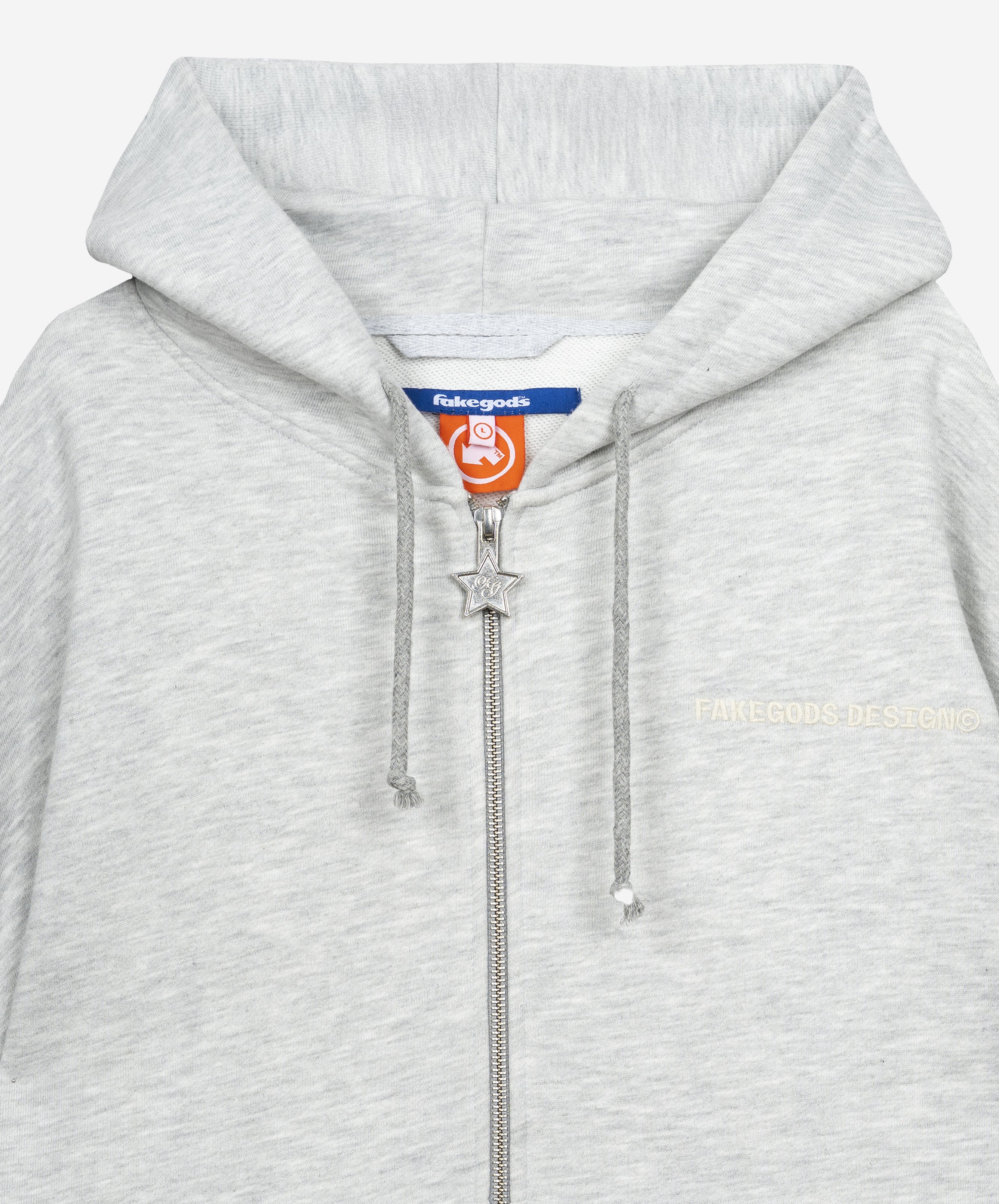 FG DESIGN ZIPPER GREY MELANGE