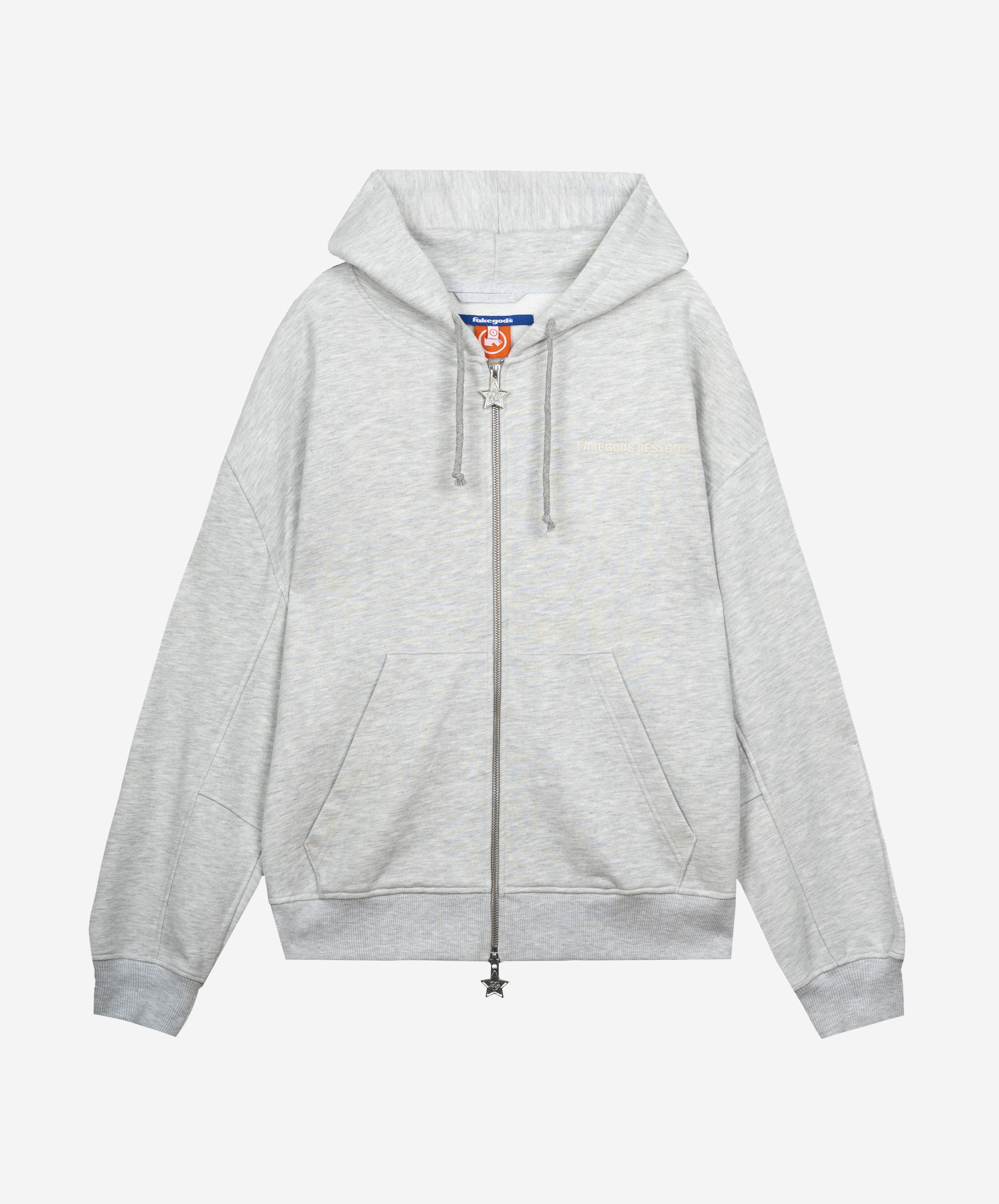 FG DESIGN ZIPPER GREY MELANGE