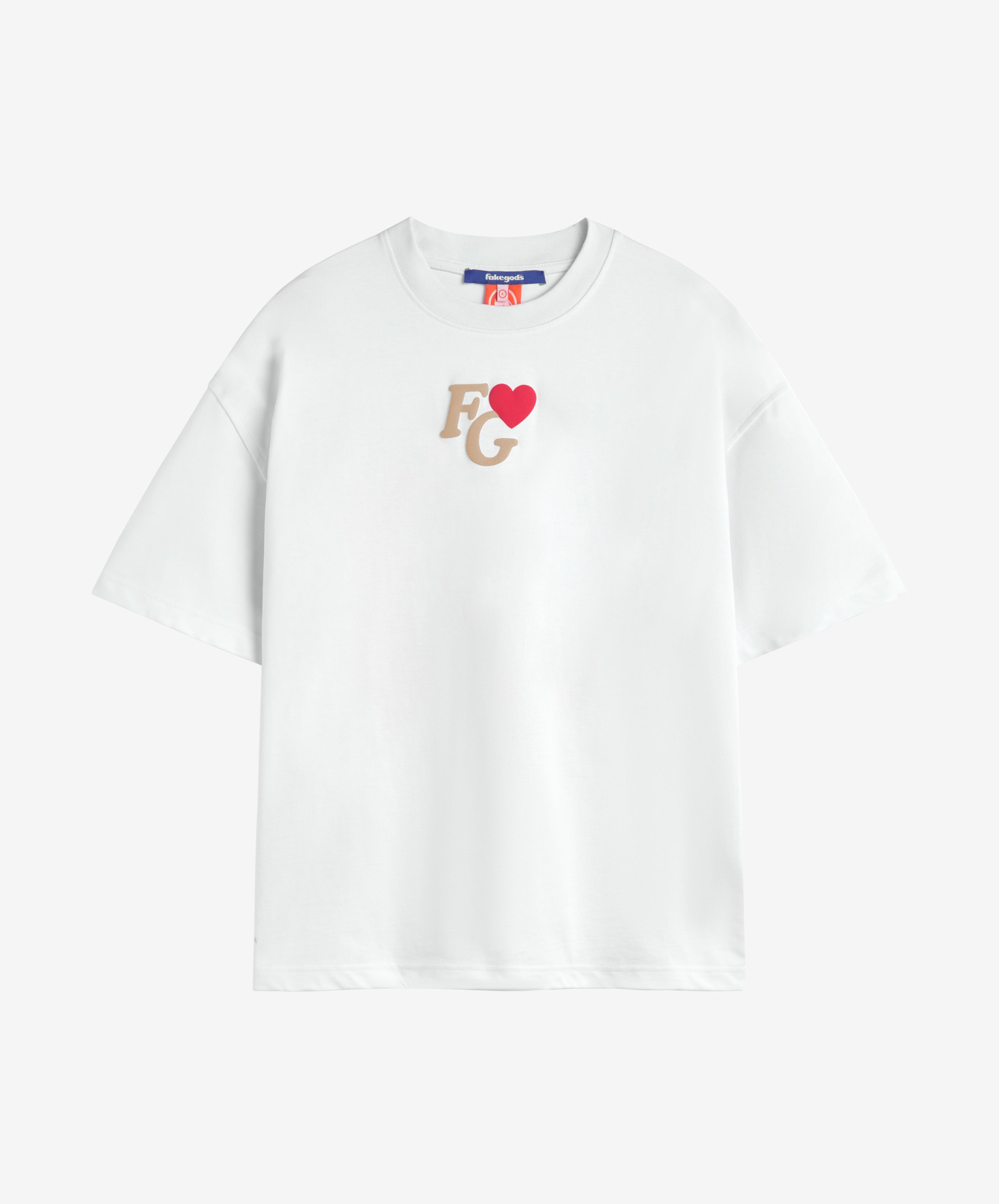VALENTINE'S TEE WHITE-RED