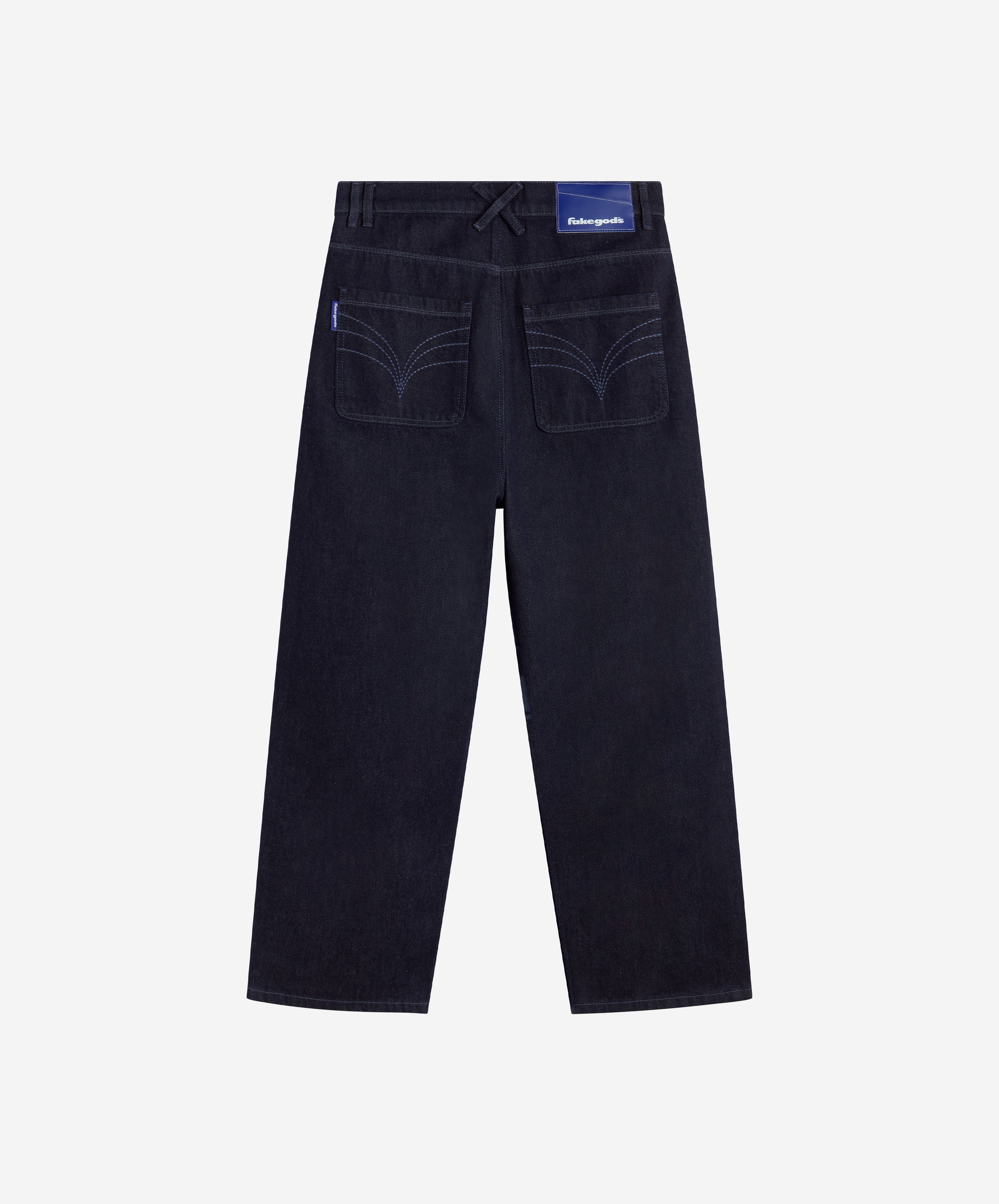 STRAIGHT DENIM JEANS NAVY