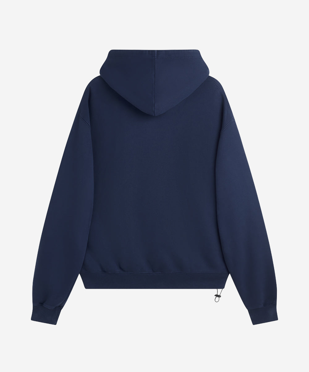 WASHED HOODIE NAVY