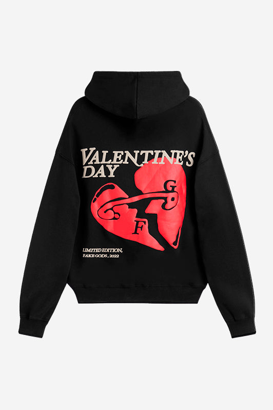 Sudadera fake best sale love negra mujer