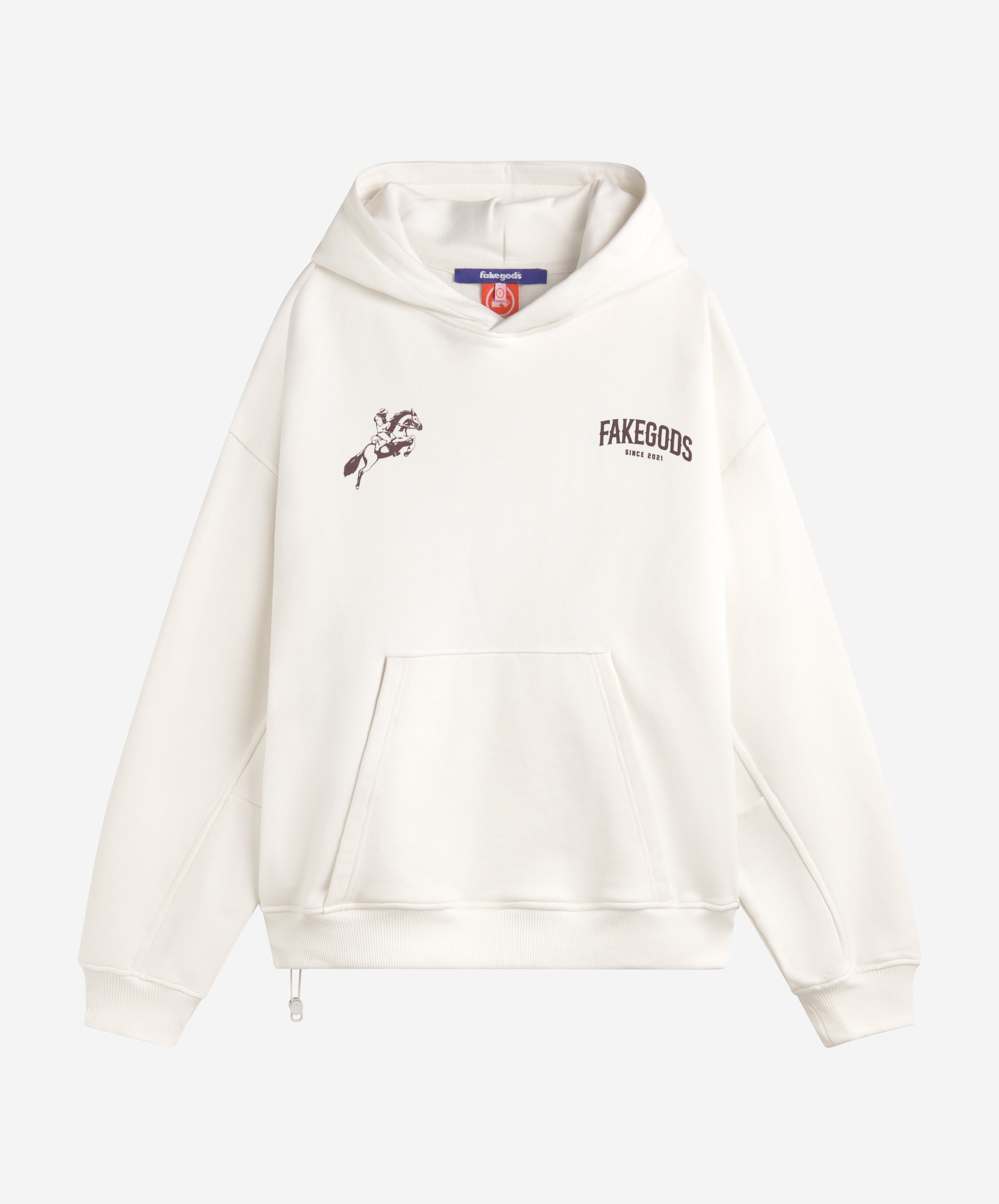 HORSE-CAR HOODIE CREAM