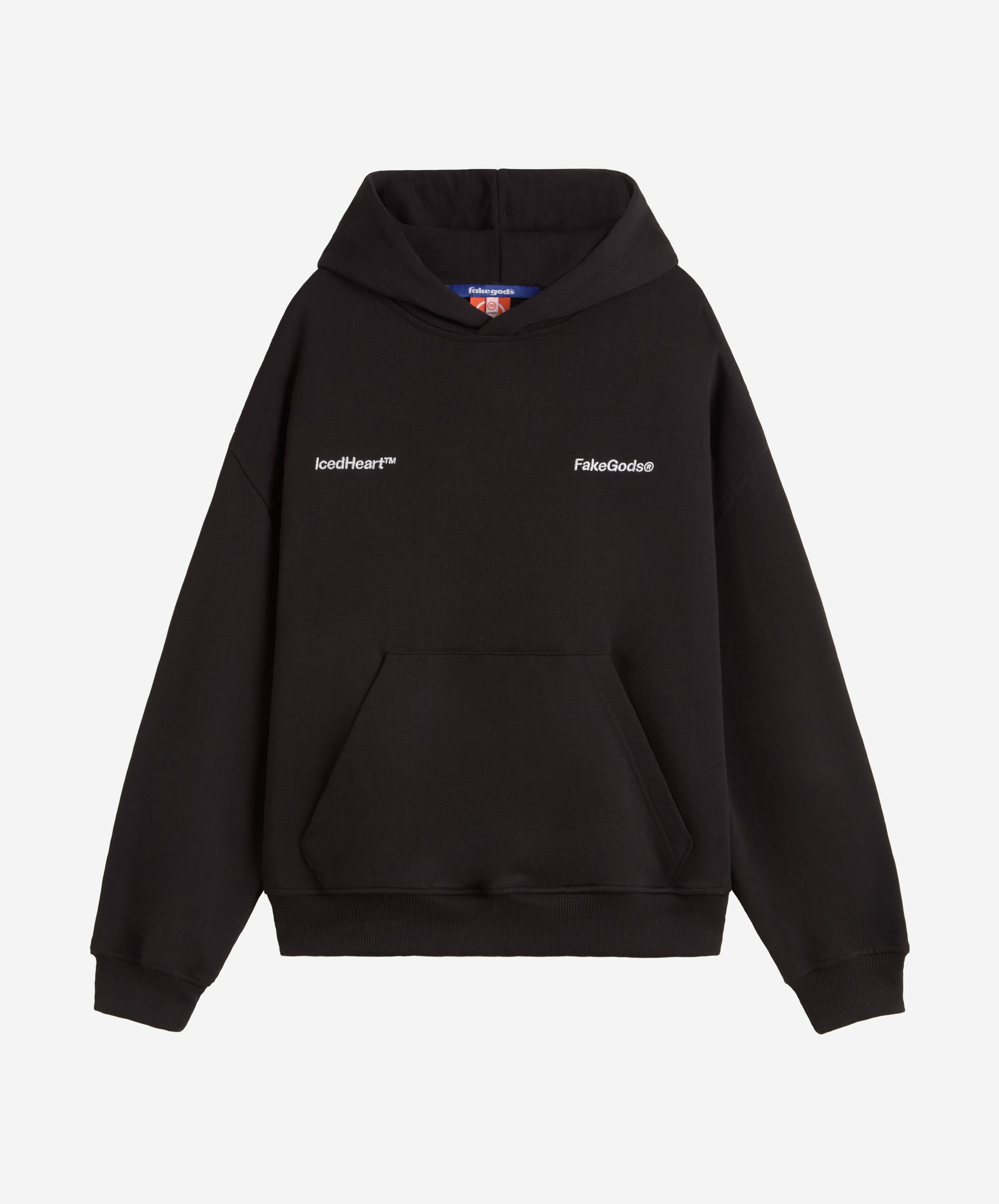 ICED HEART HOODIE BLACK