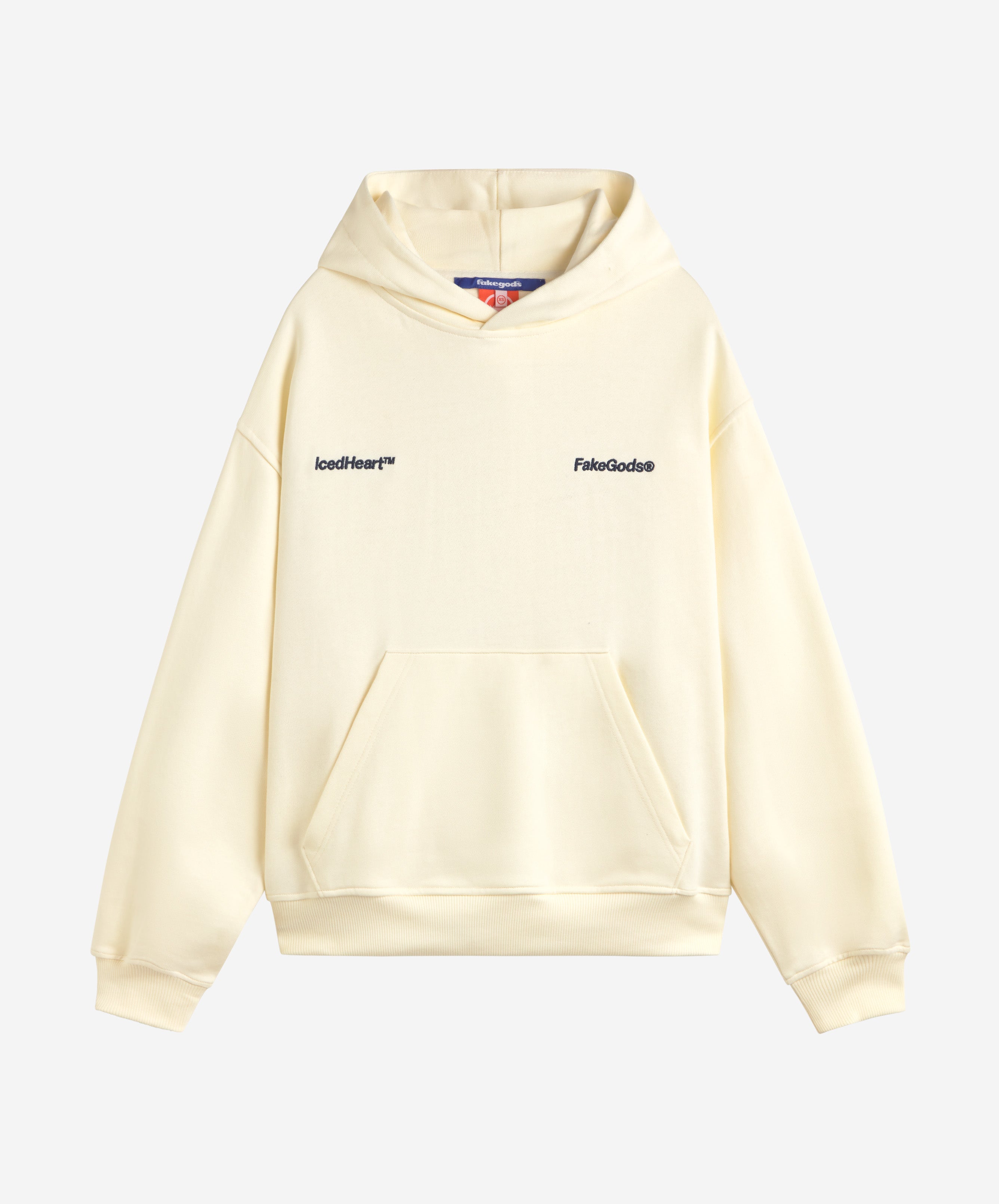 ICED HEART HOODIE CREAM