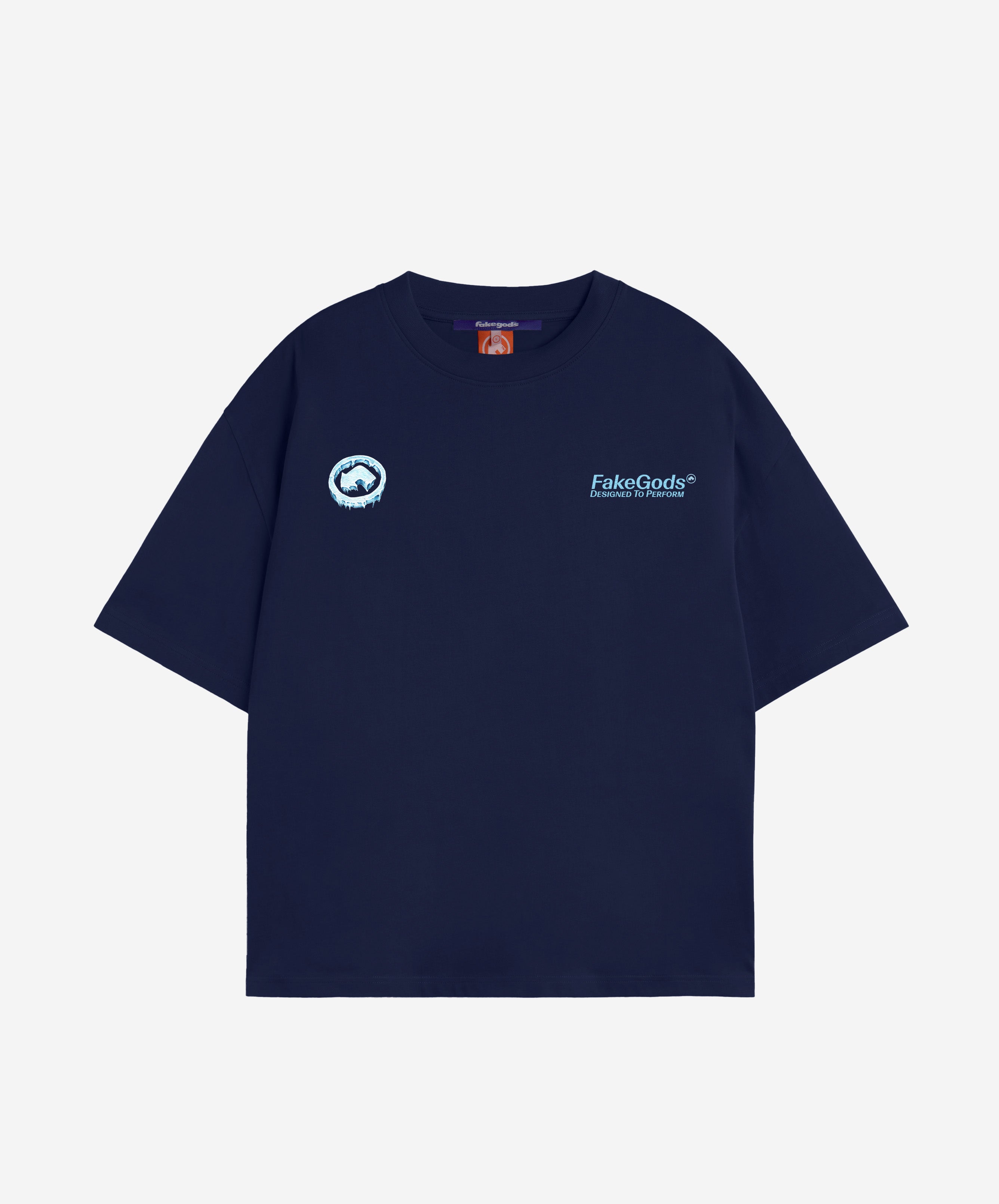 ICED LOGO TEE NAVY