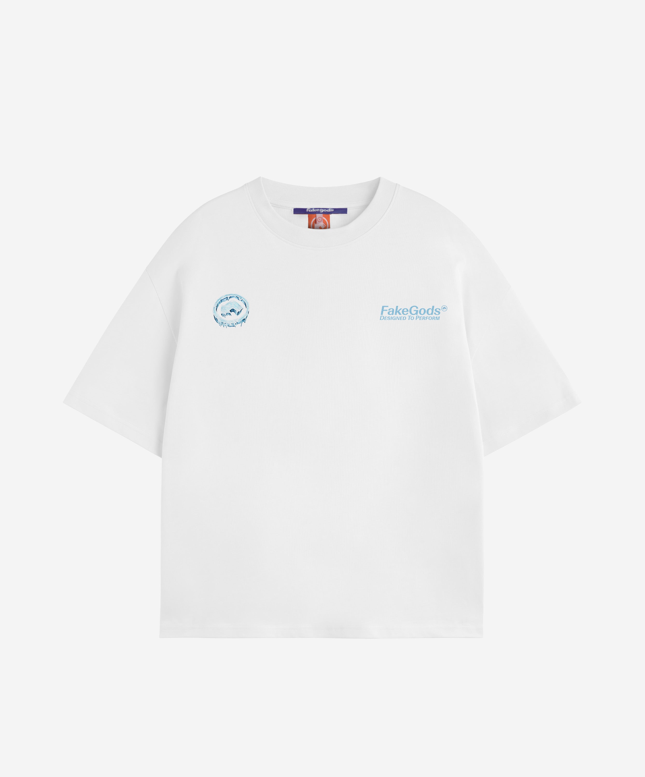 ICED LOGO TEE WHITE