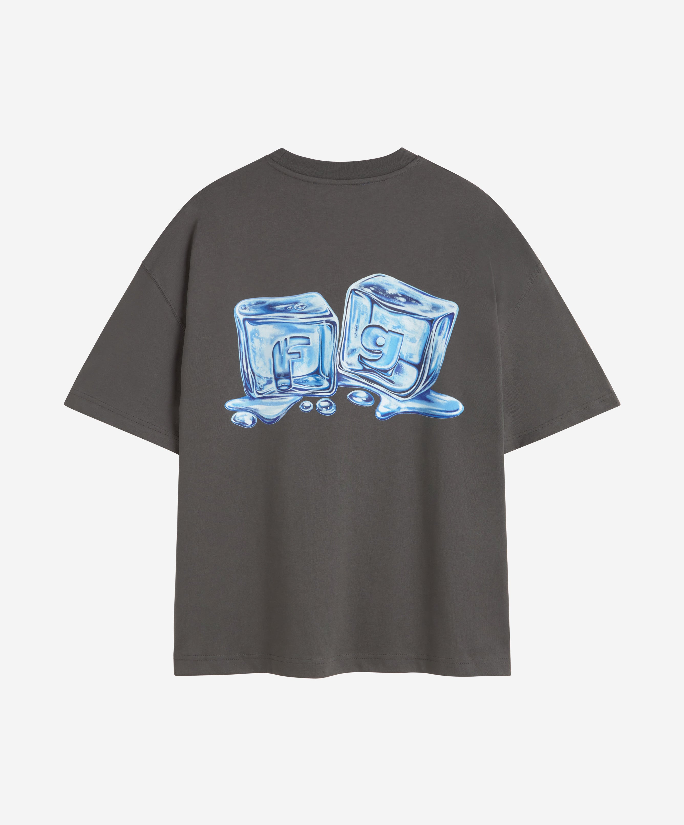 ICE CUBE TEE DARK GREY