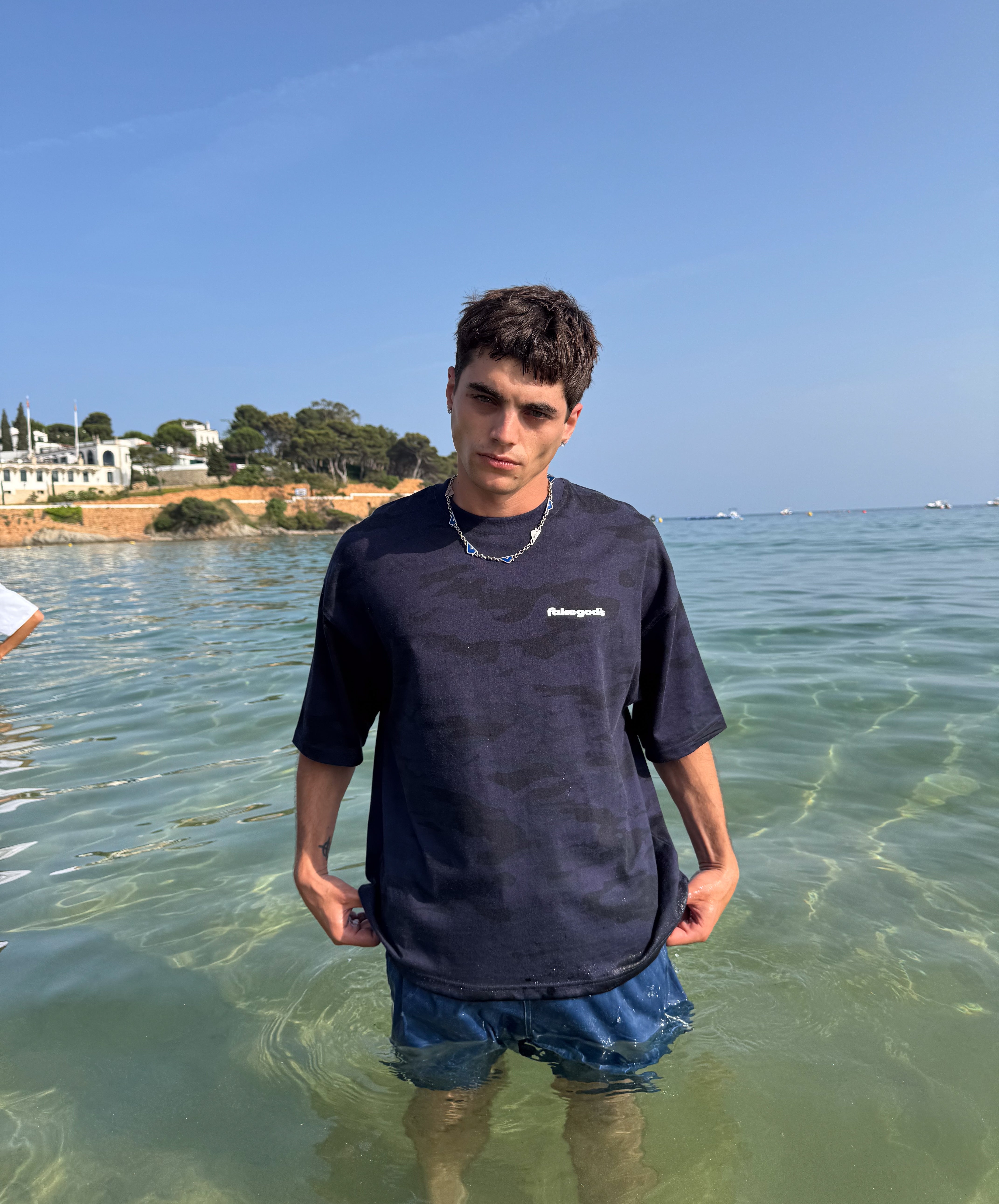 CAMOUFLAGE TEE NAVY