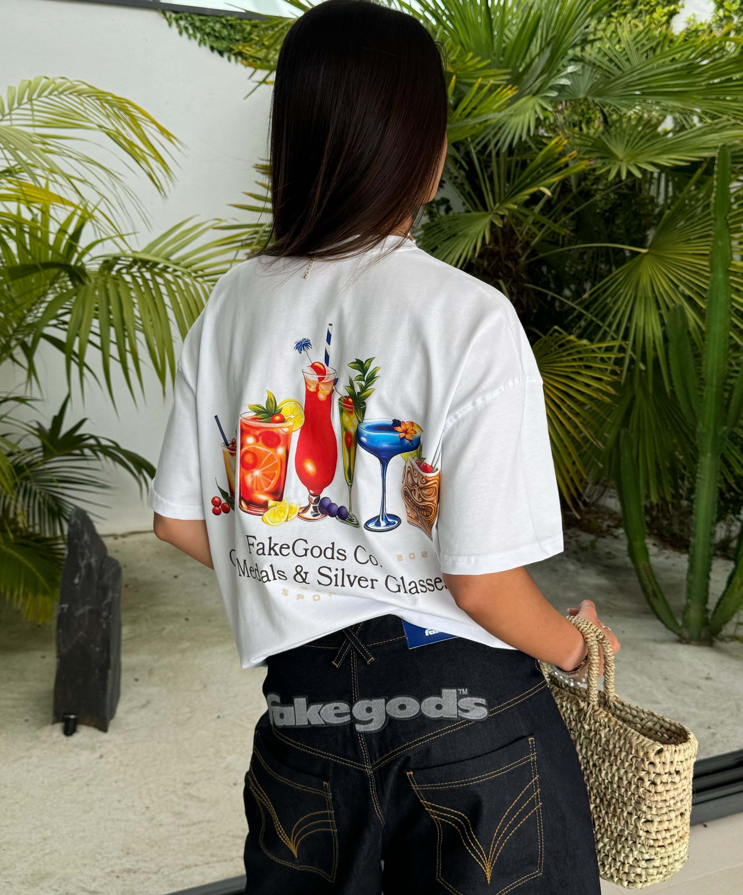 COCKTAIL TEE WHITE