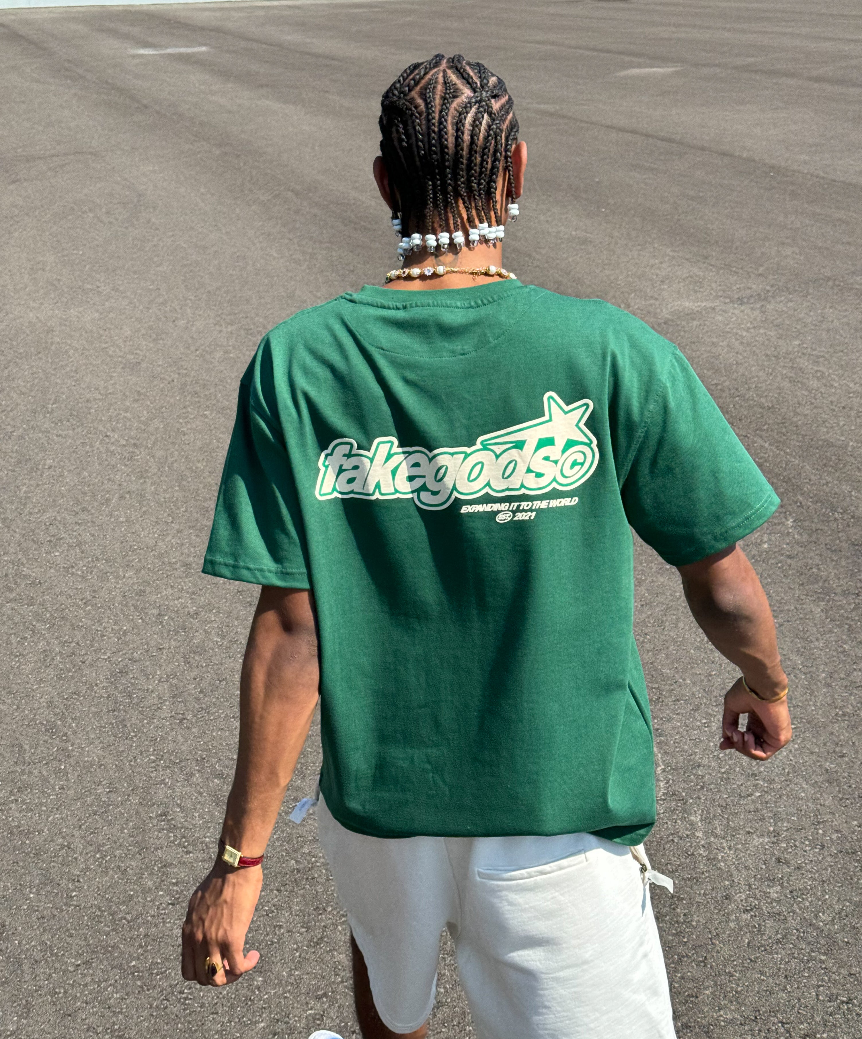 MOTOR STAR TEE GREEN