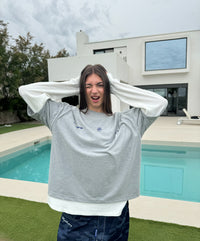 DROPPER BOXY TEE GREY