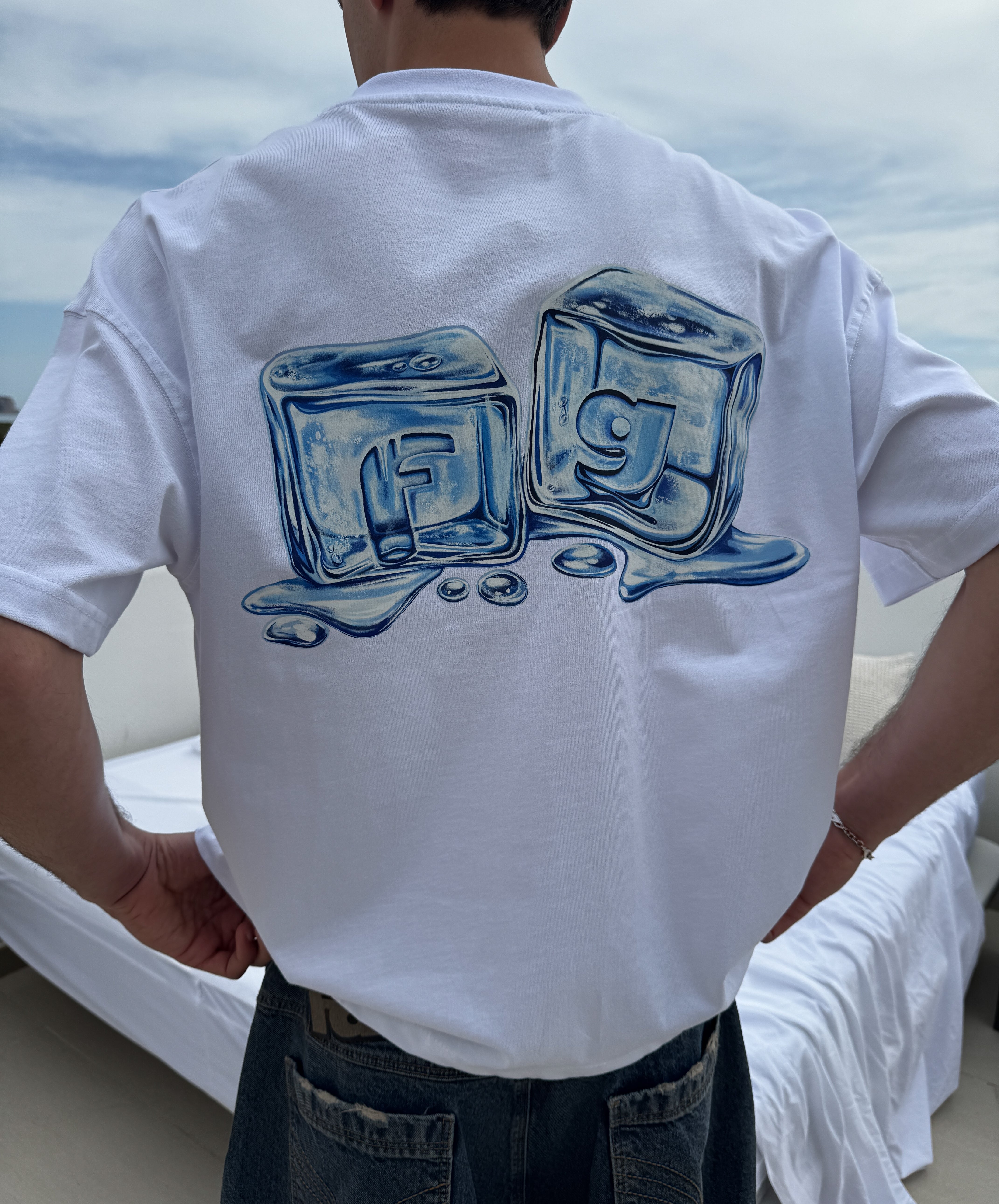 ICE CUBE TEE WHITE