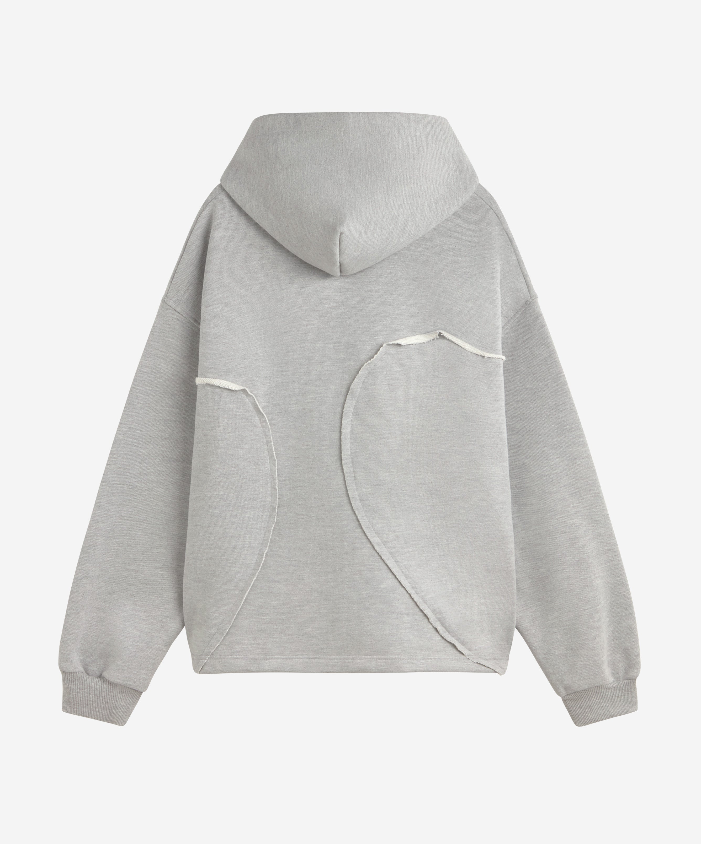 INTERLOCK HOODIE LIGHT GREY