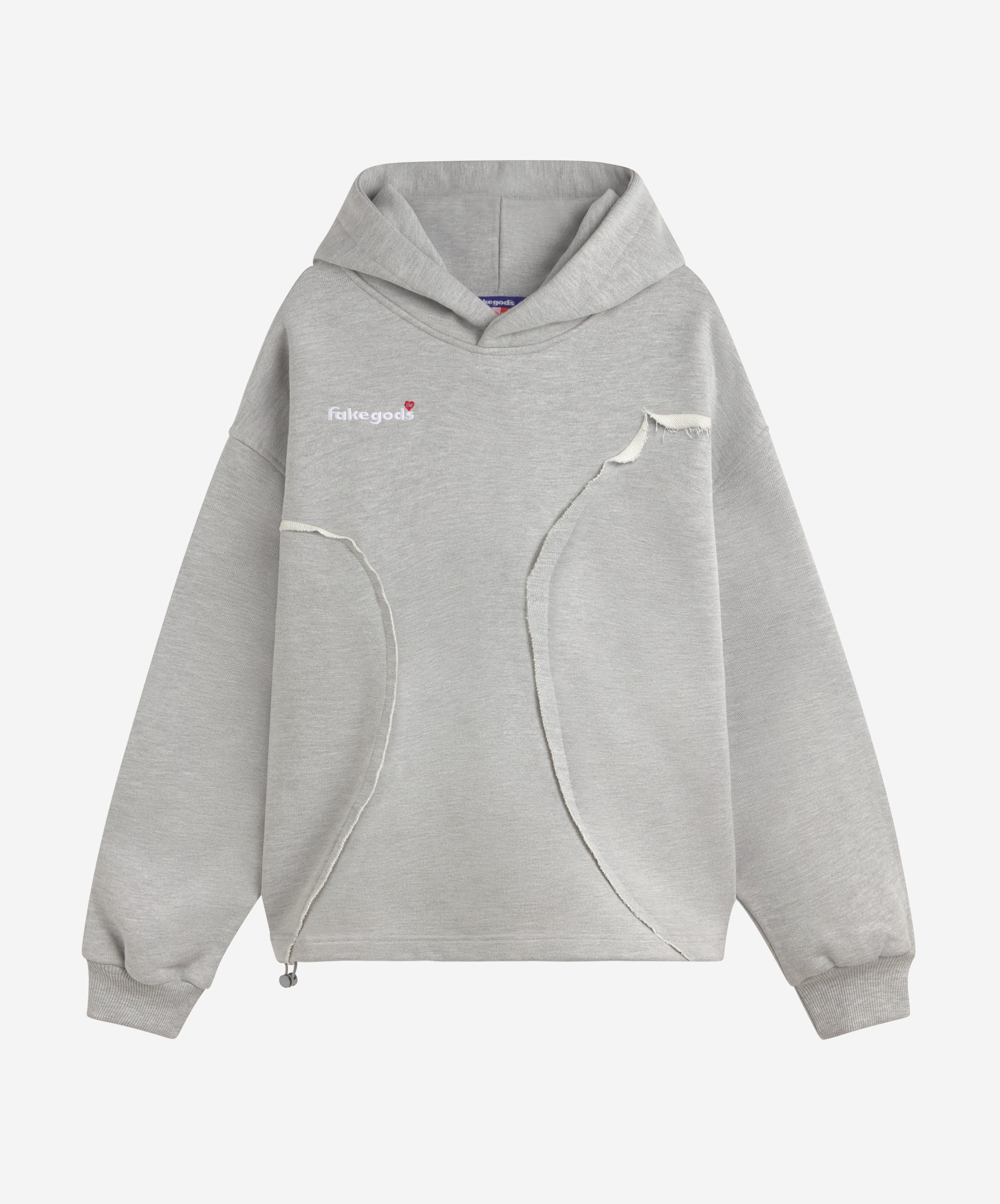 INTERLOCK HOODIE LIGHT GREY