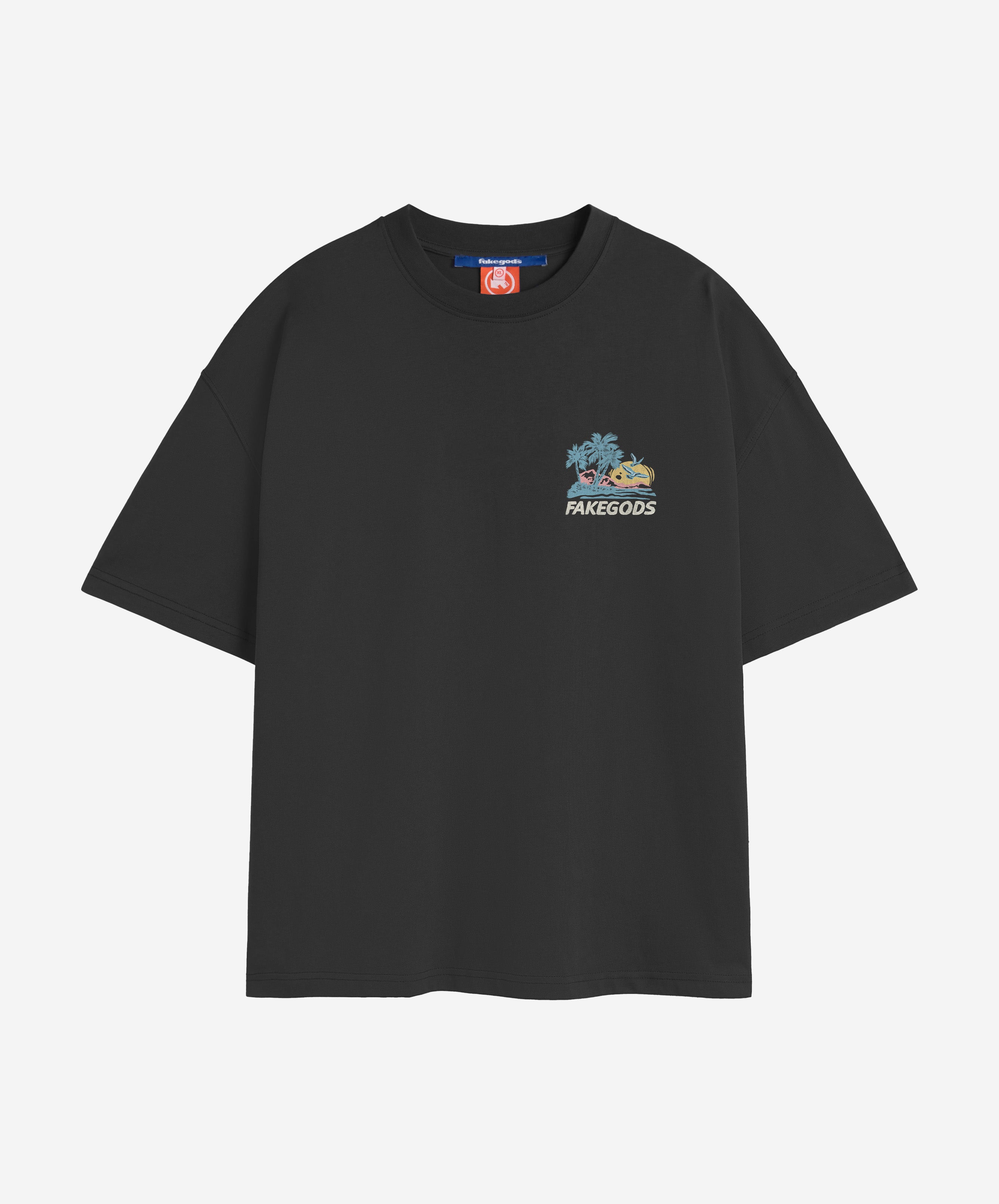 ISLAND TEE DARK GREY