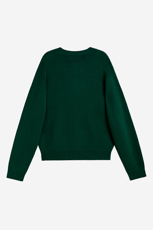 Logo Knitted Sweater Green
