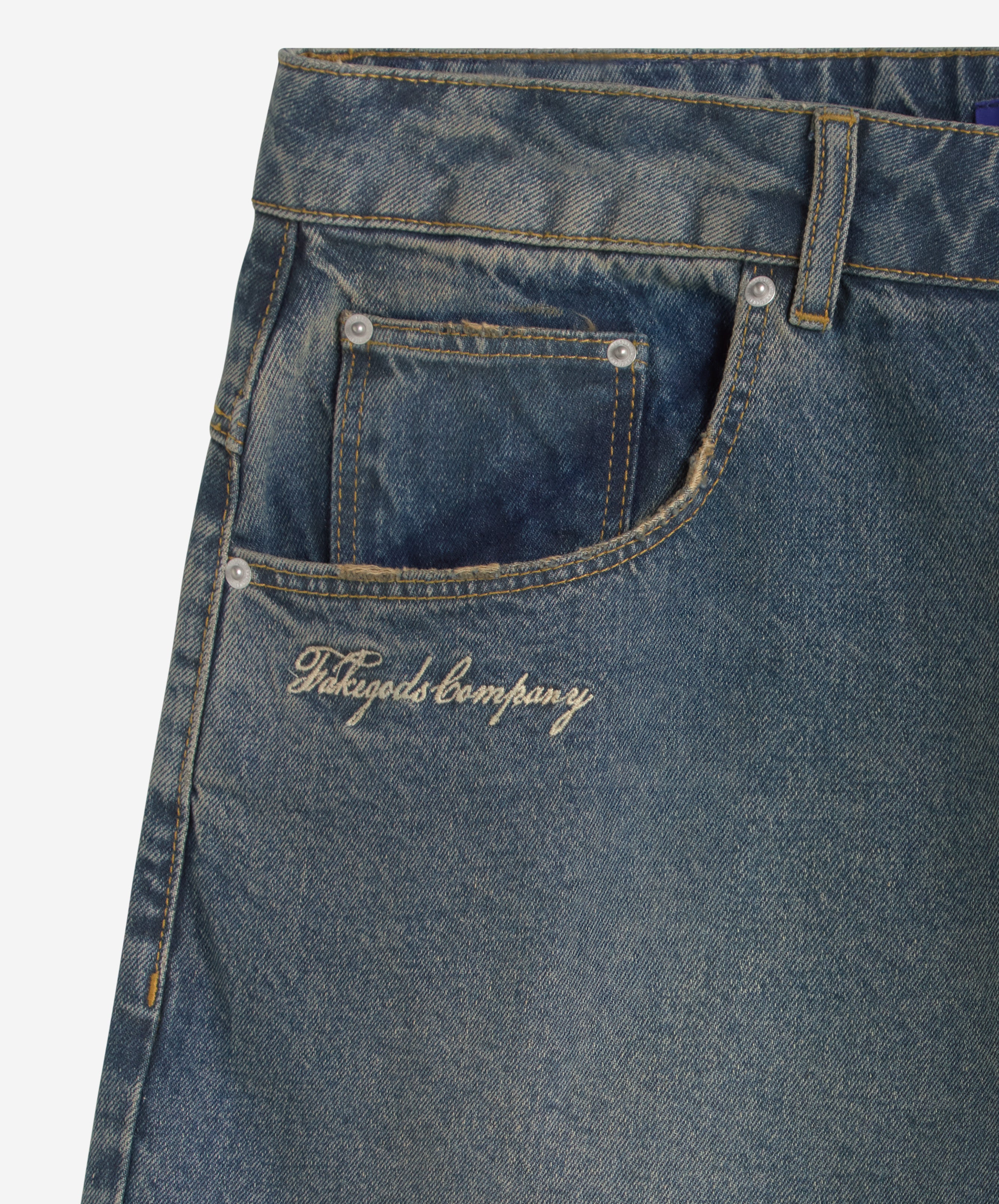 DENIM JOGGERS LIGHT GREEN