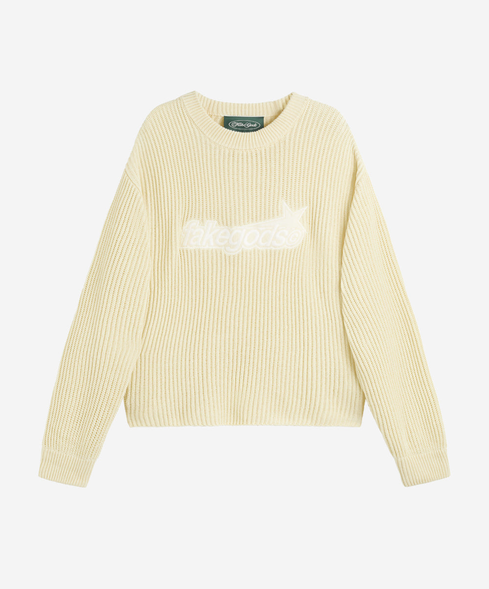 MOTOR STAR JUMPER CREAM