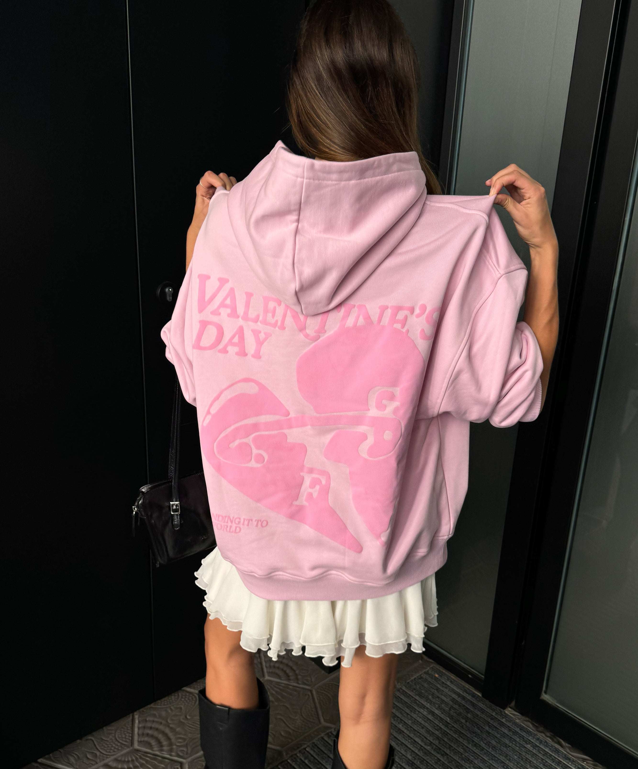 VALENTINE'S HOODIE ROSE