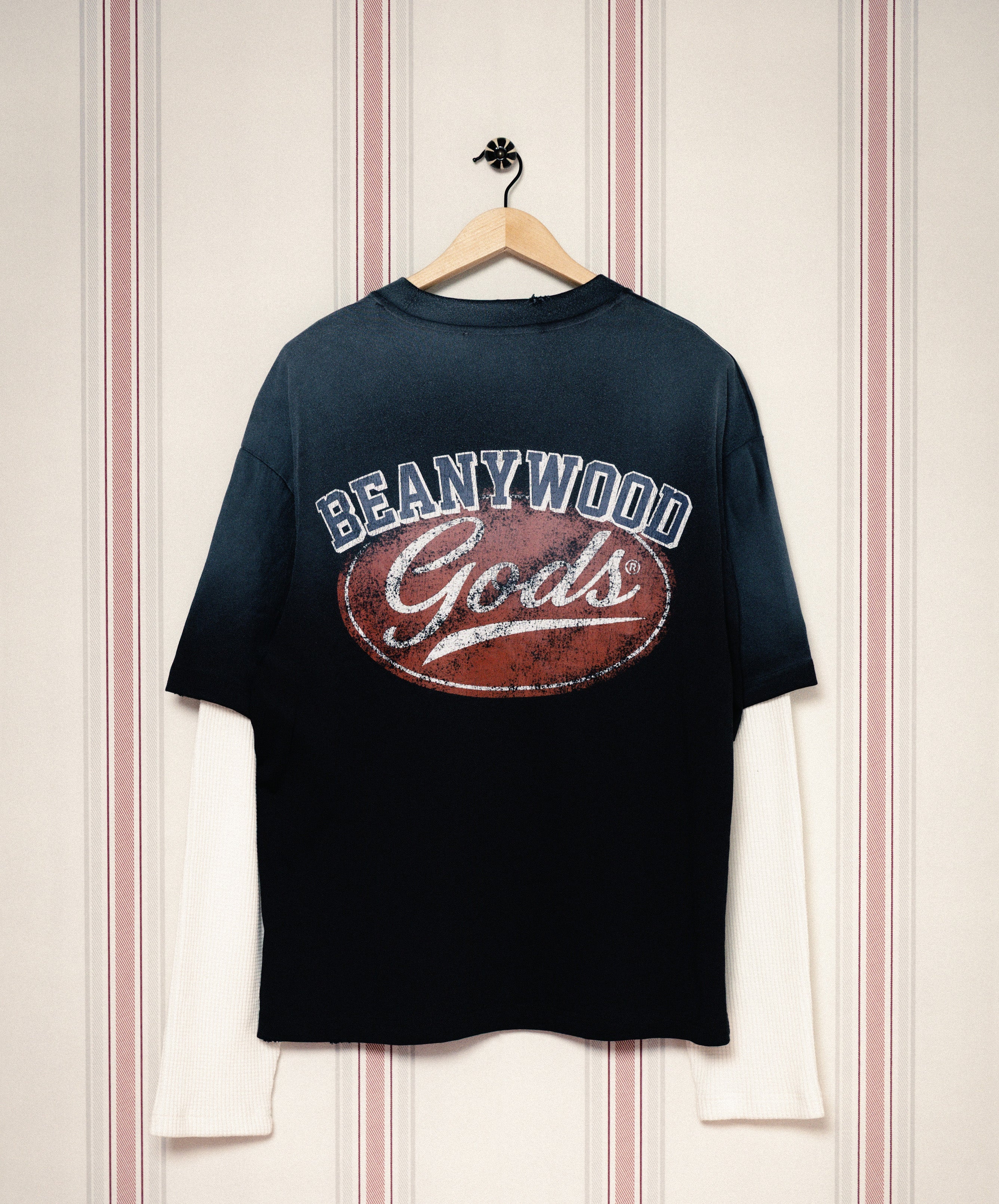 LAYERED TEE DARK GREY