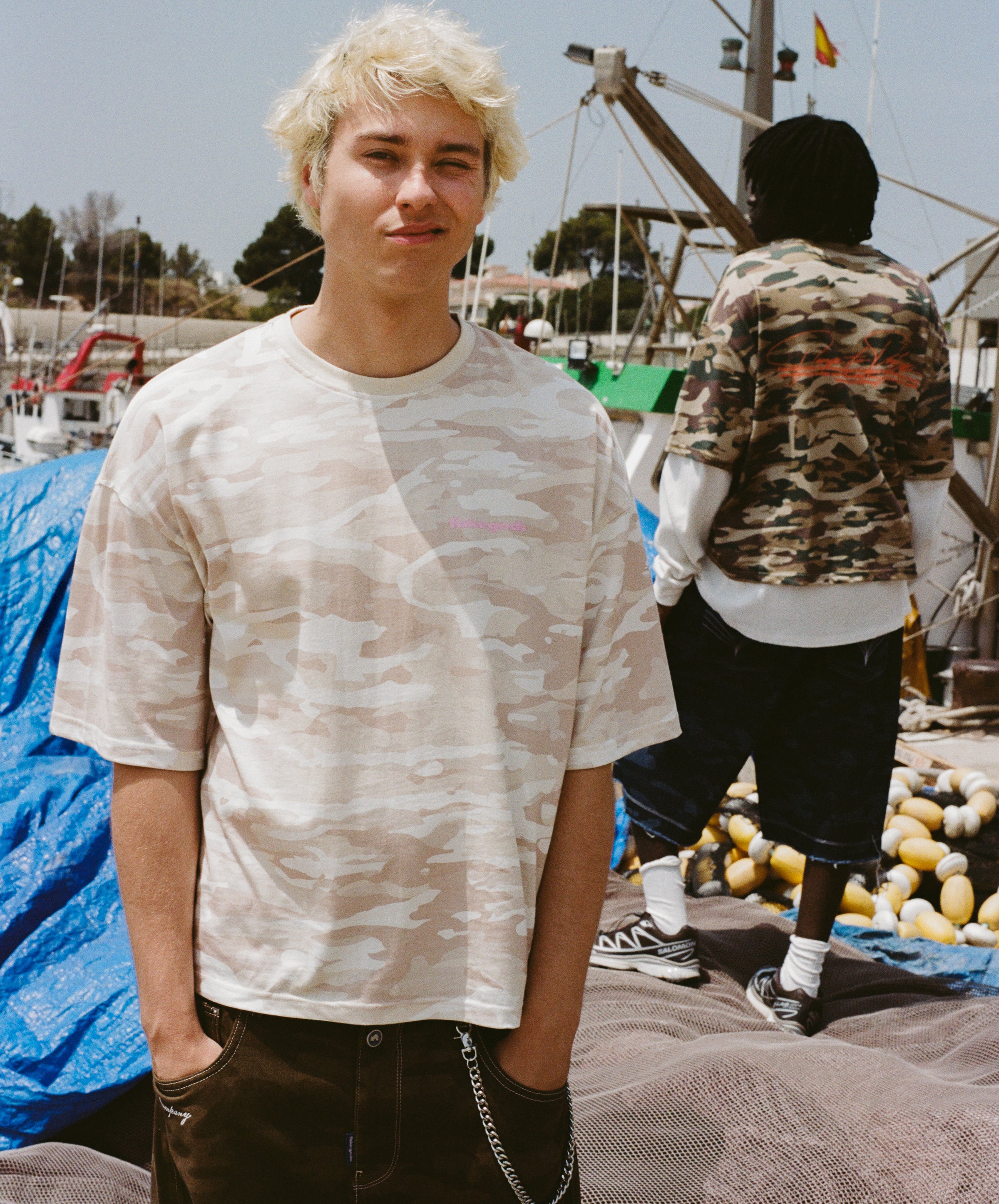 CAMOUFLAGE TEE CREAM