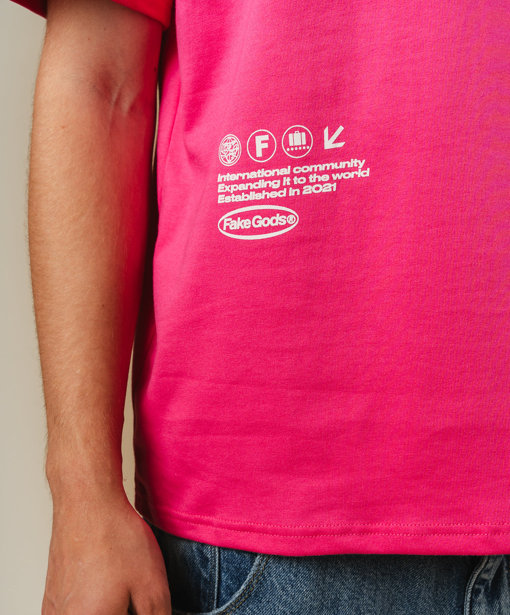 GLOBAL TEE FUCHSIA