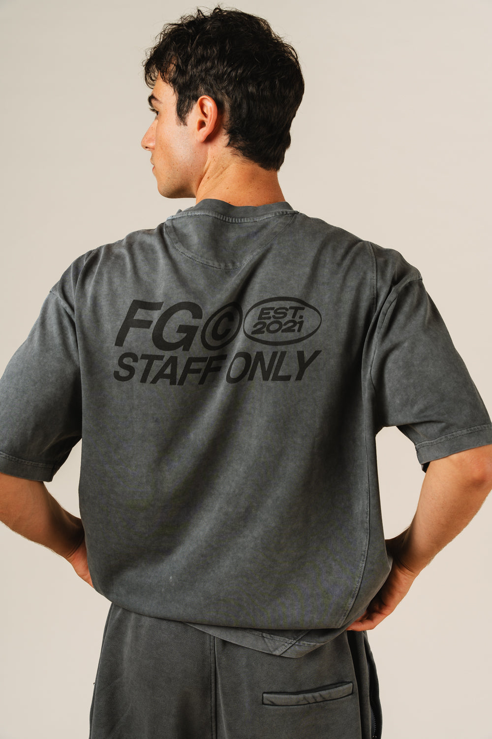 STAFF ONLY TEE BLACK