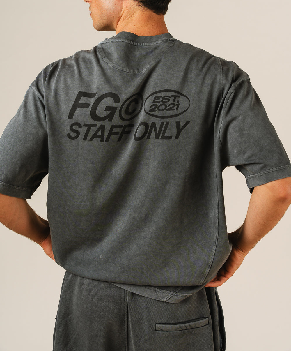 STAFF ONLY TEE BLACK