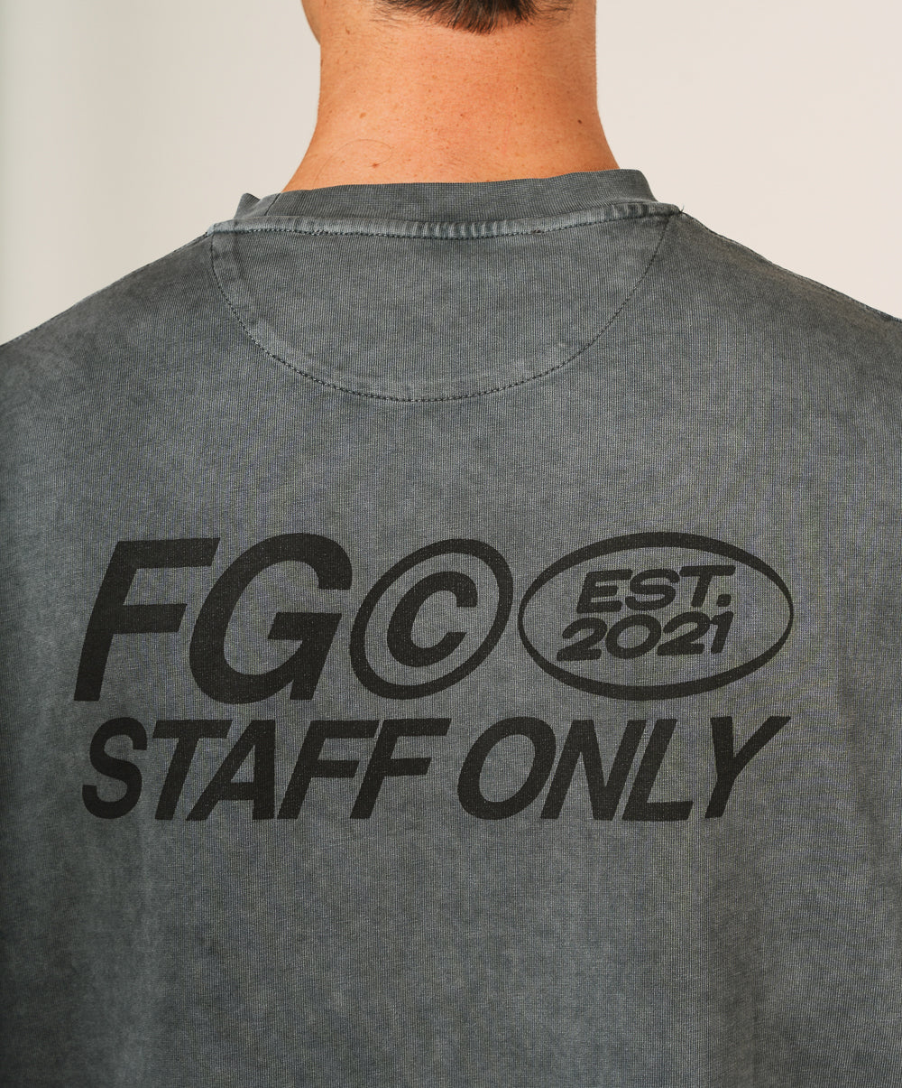 STAFF ONLY TEE BLACK