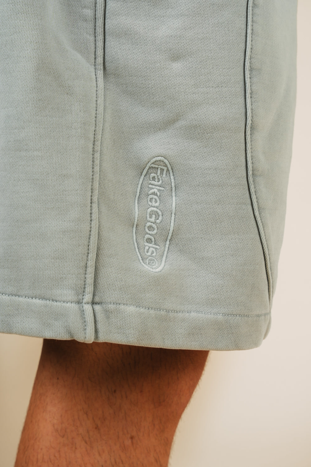 GARMENT DYED SHORTS BLUE