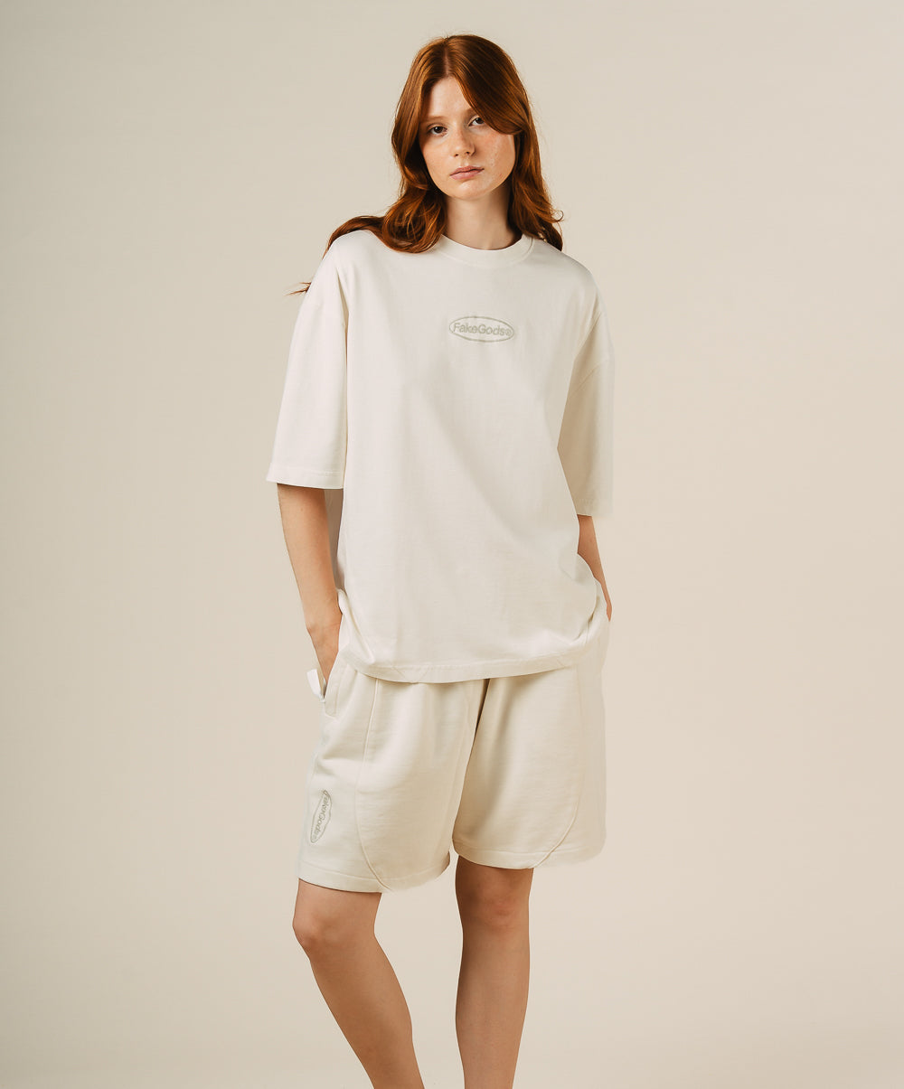 GARMENT DYED SHORTS CREAM