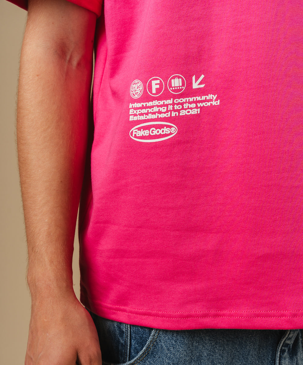 GLOBAL TEE FUCHSIA