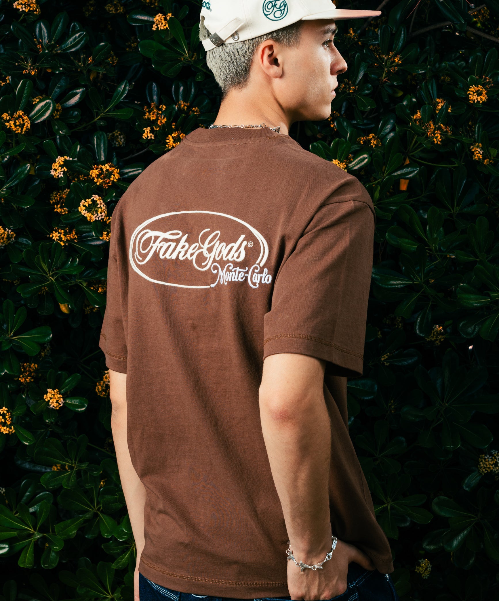 JACKPOT TEE BROWN