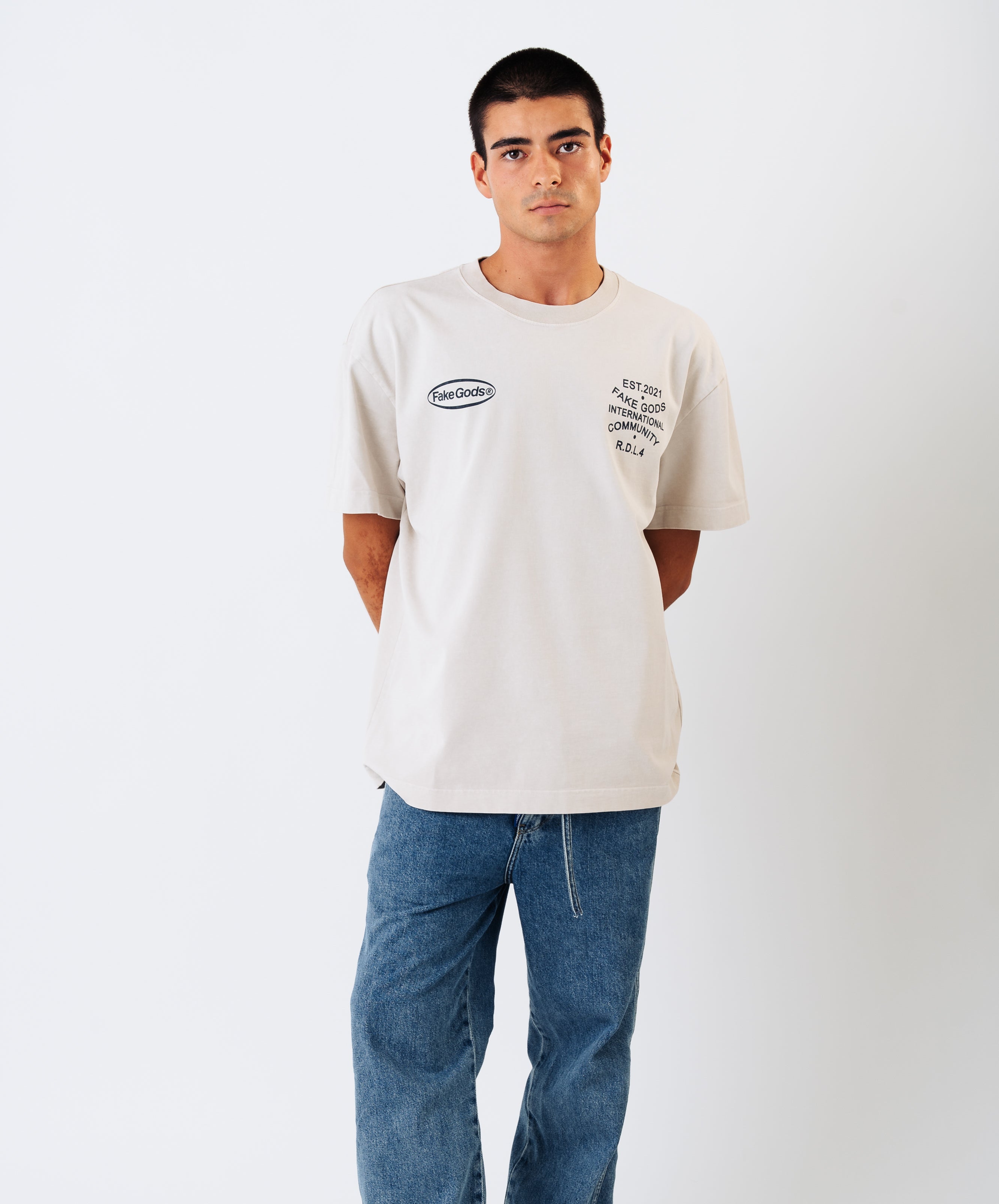 SEA GODS TEE OFF WHITE