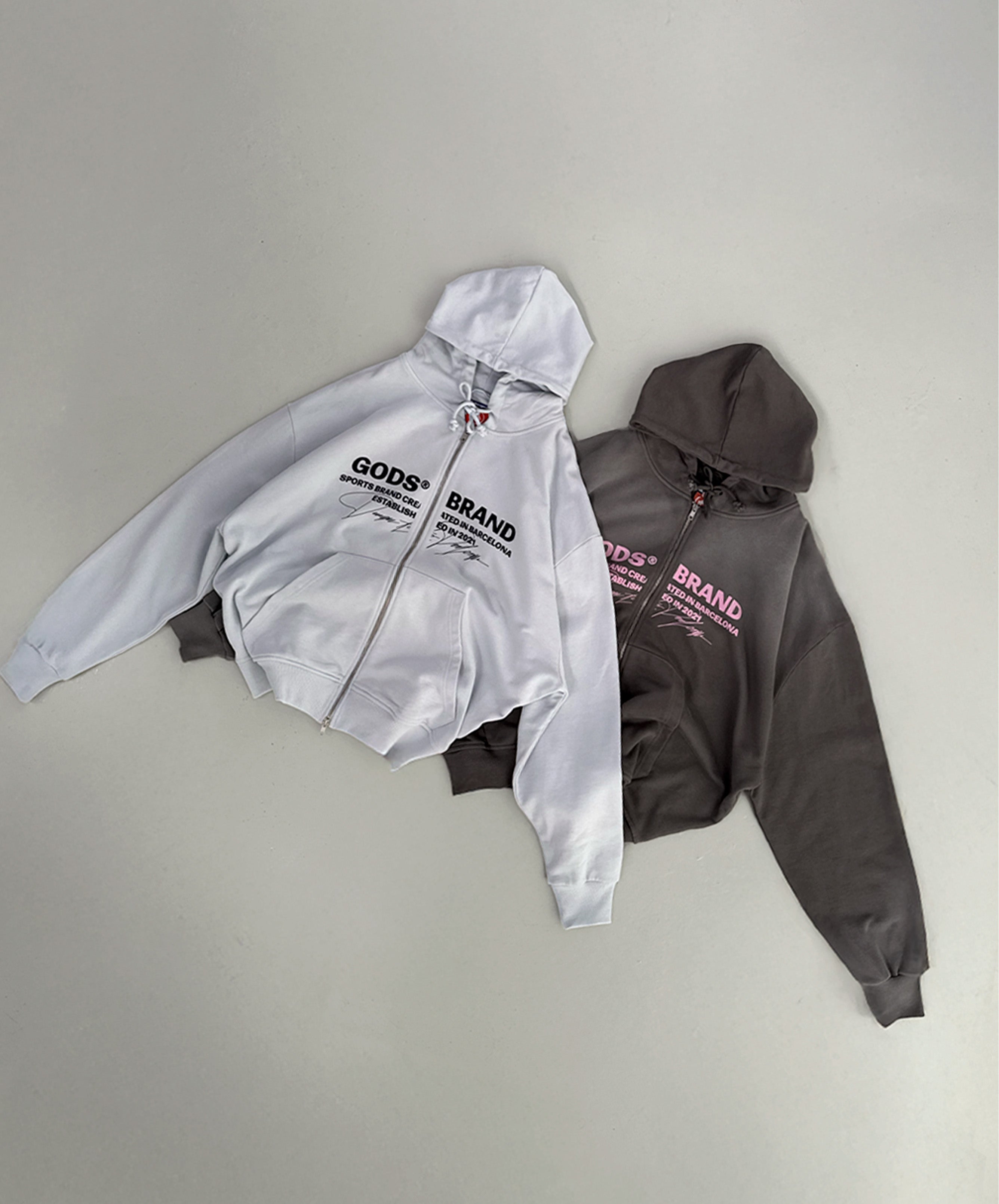 SIGNATURE ZIPPER DARK GREY