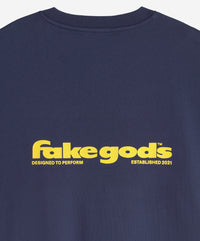 BACK TO BASICS TEE NAVY
